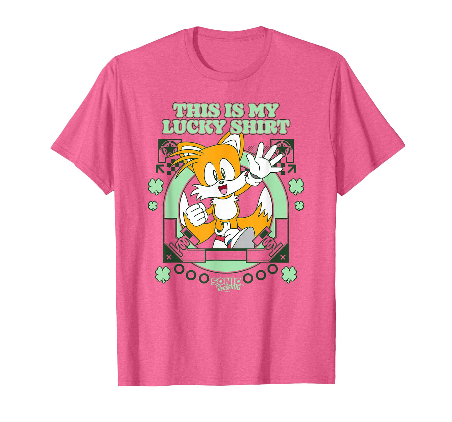 Sonic The Hedgehog This Is My Lucky Shirt Happy Tails T-Shirt