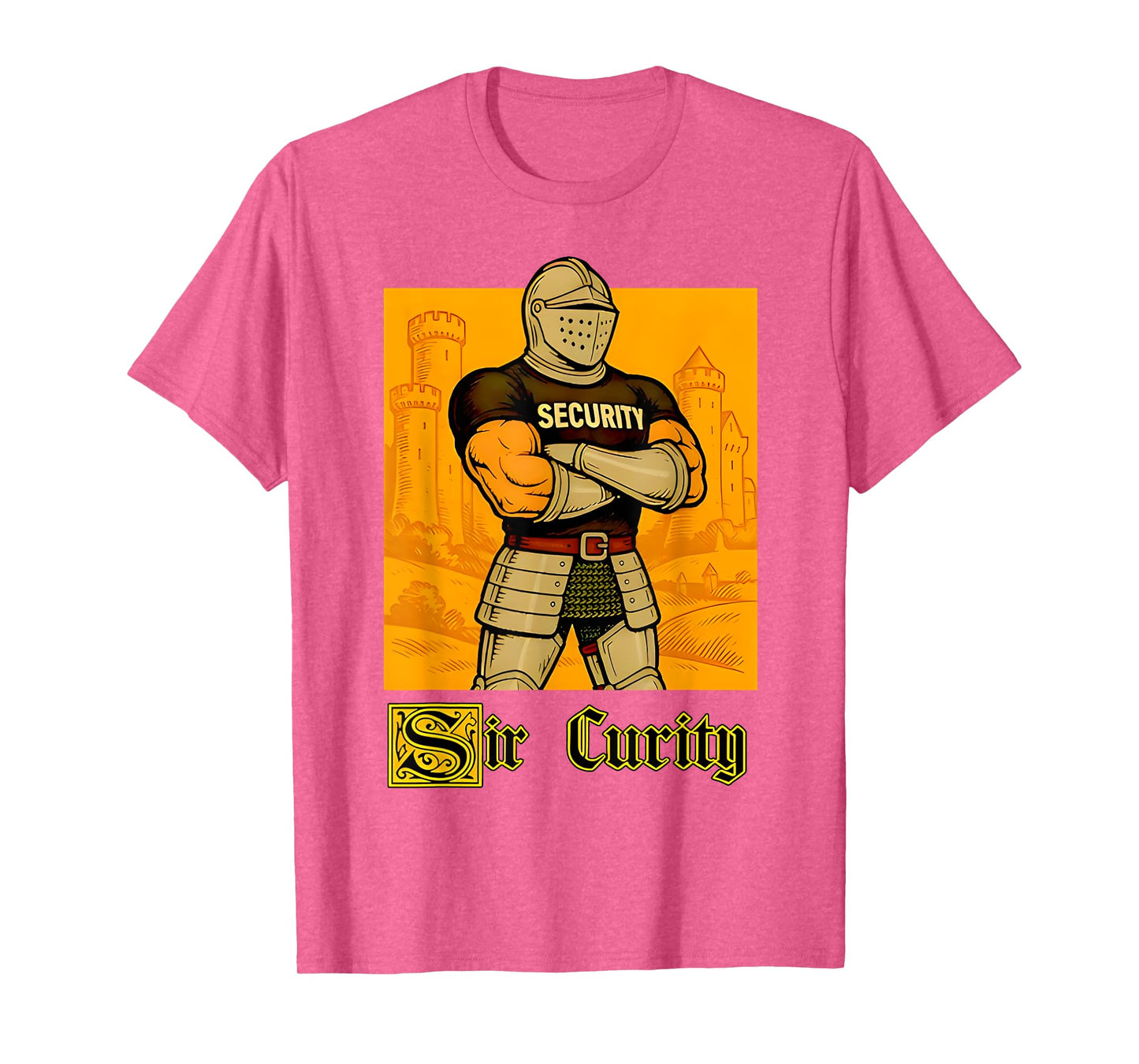 Sir Curity Vintage Security Pun T-Shirt