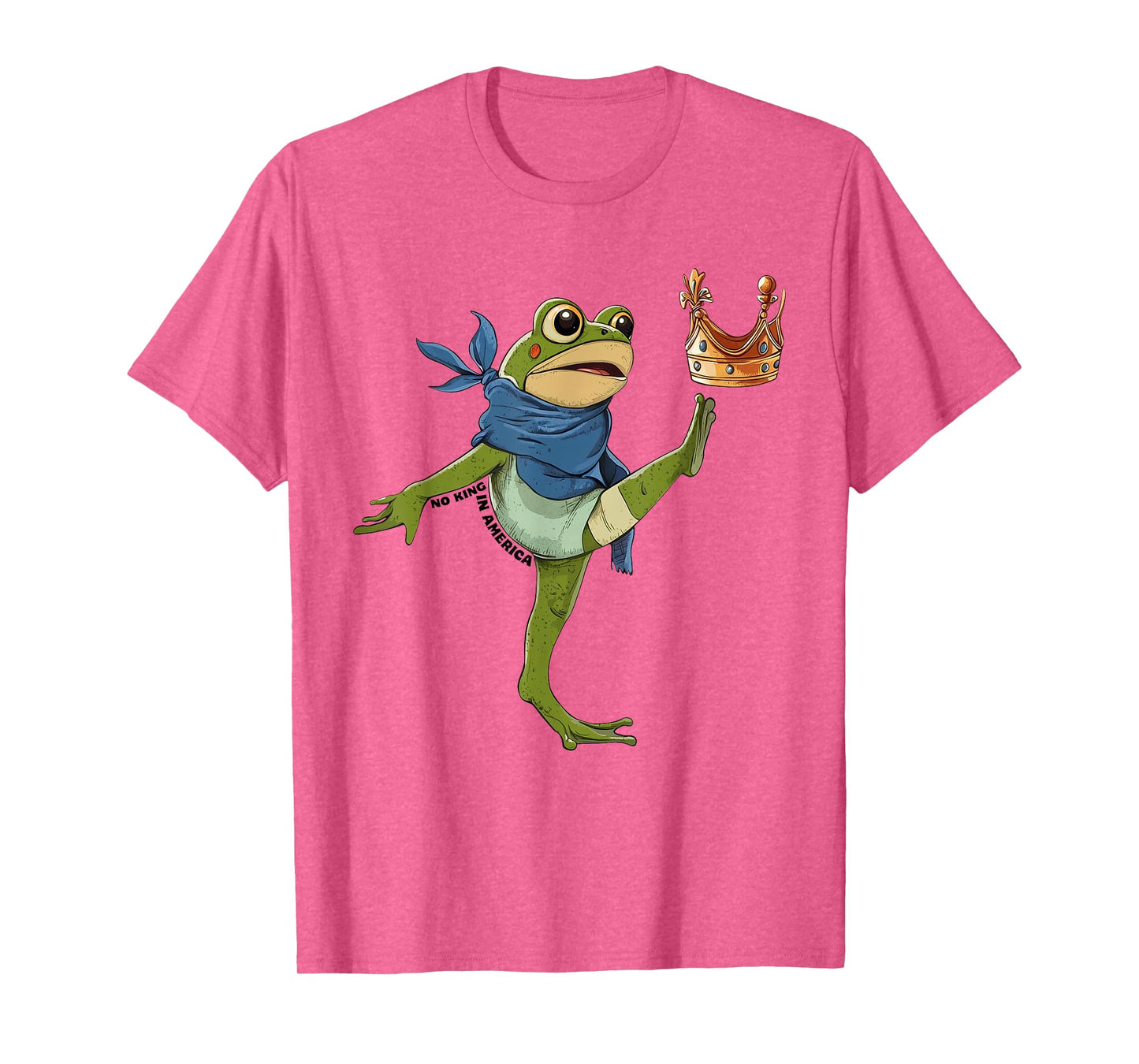 Frog No Kings in America We The People Political T-Shirt