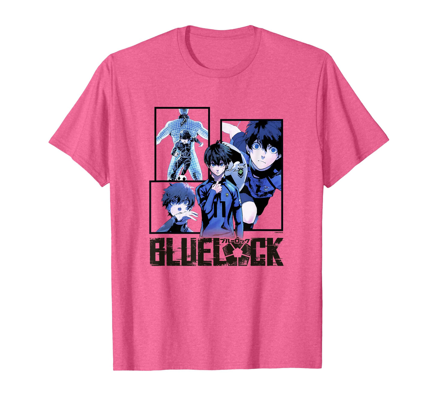 Blue Lock Yoichi Isagi The Mind On The Game Big Split Logo T-Shirt