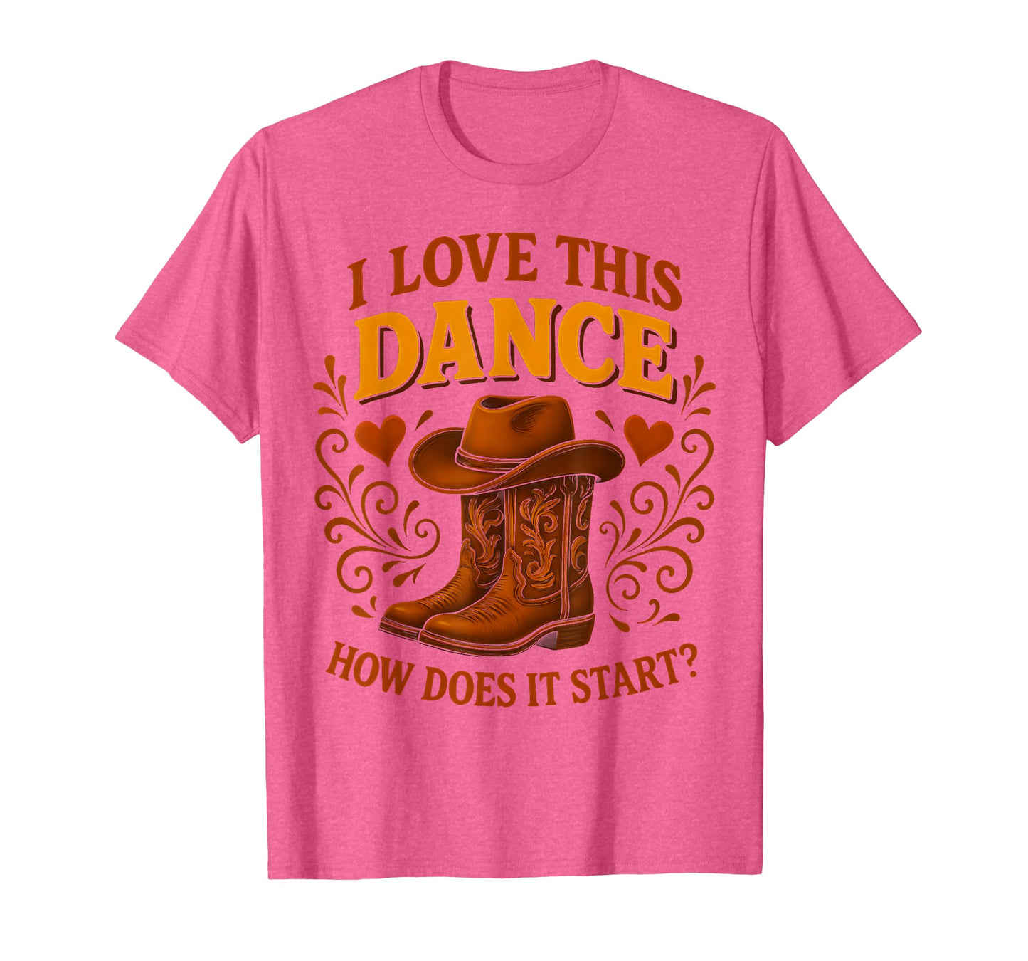 Retro How Does This Dance Start Line Dancer Country T-Shirt