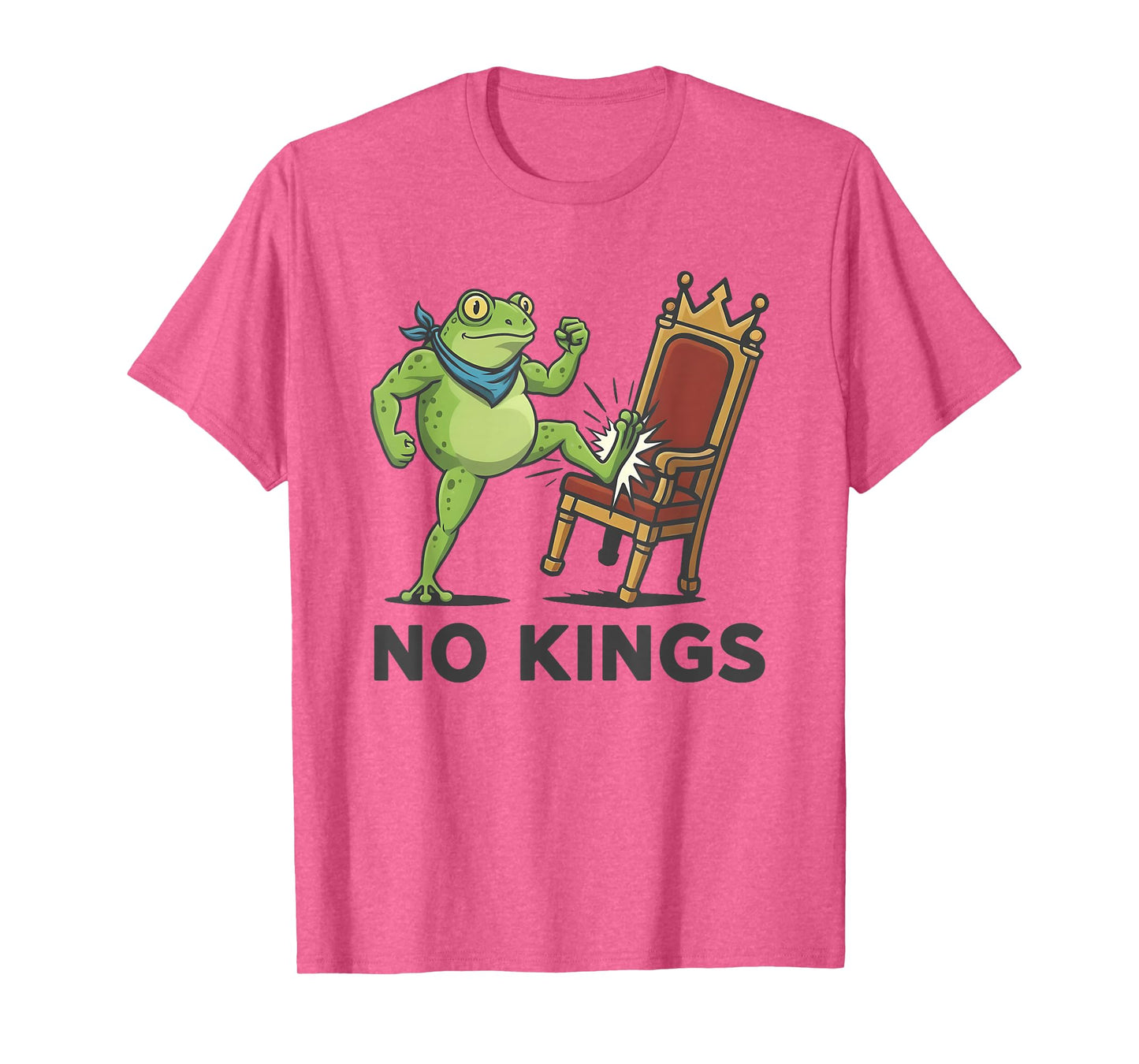 Frog Protest No Kings T-Shirt