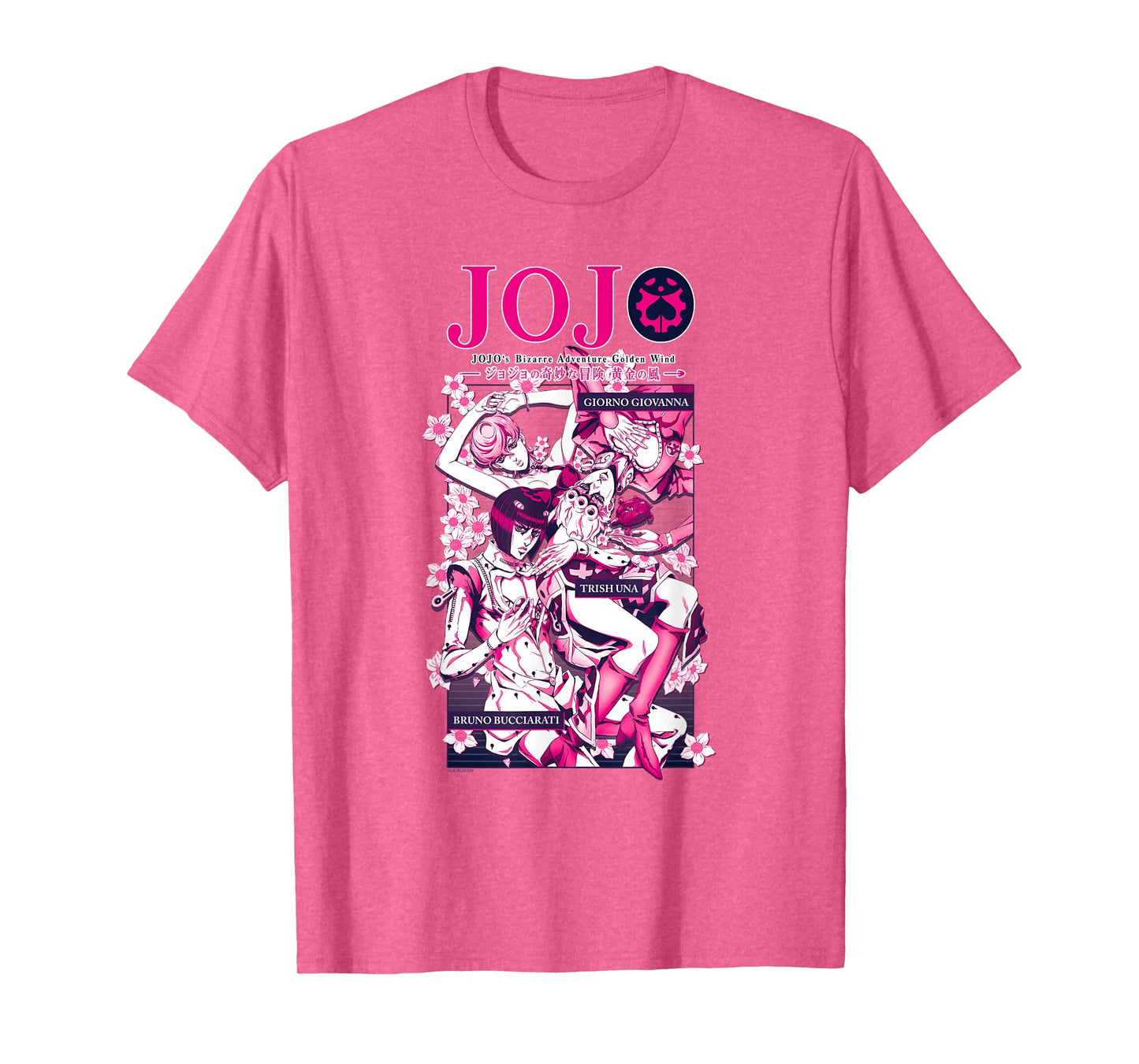 JoJo's Bizarre Adventure Golden Wind Flowers Anime T-Shirt