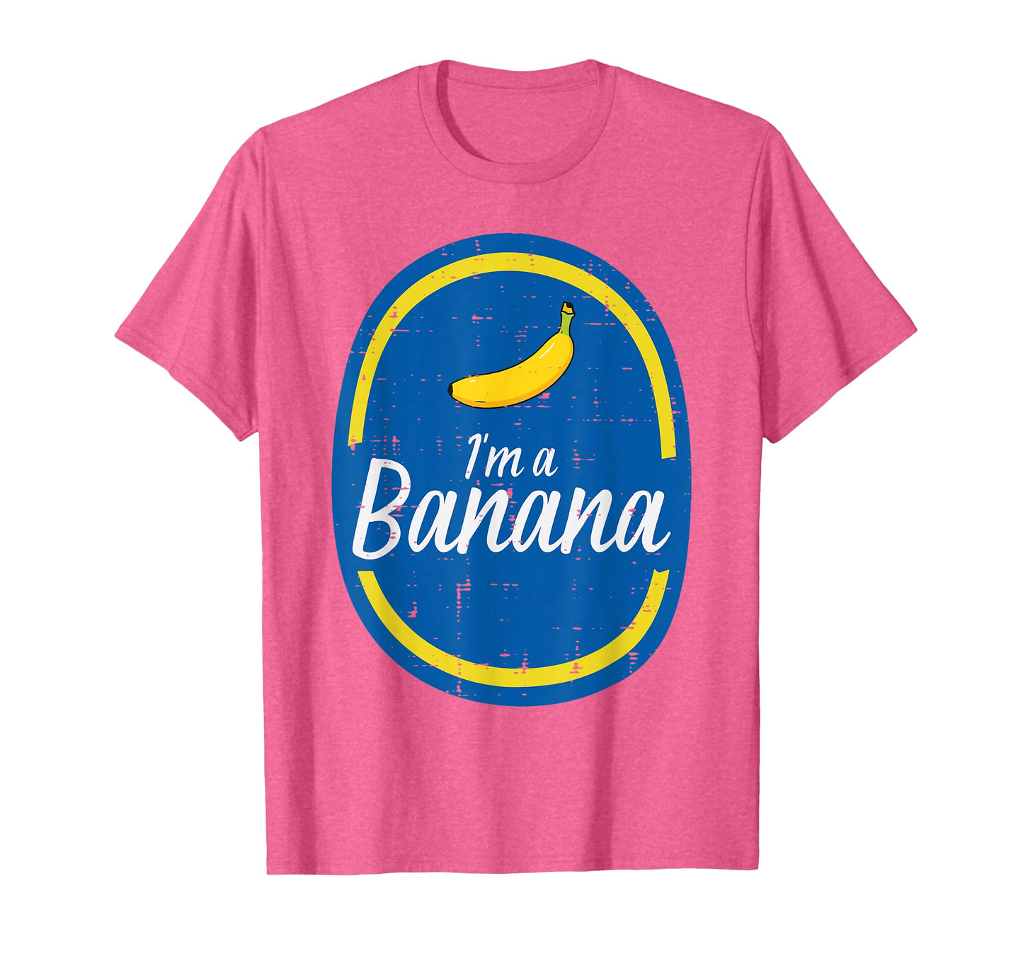 Im A Banana Sticker Fruit Halloween Costume Men Women Kids T-Shirt