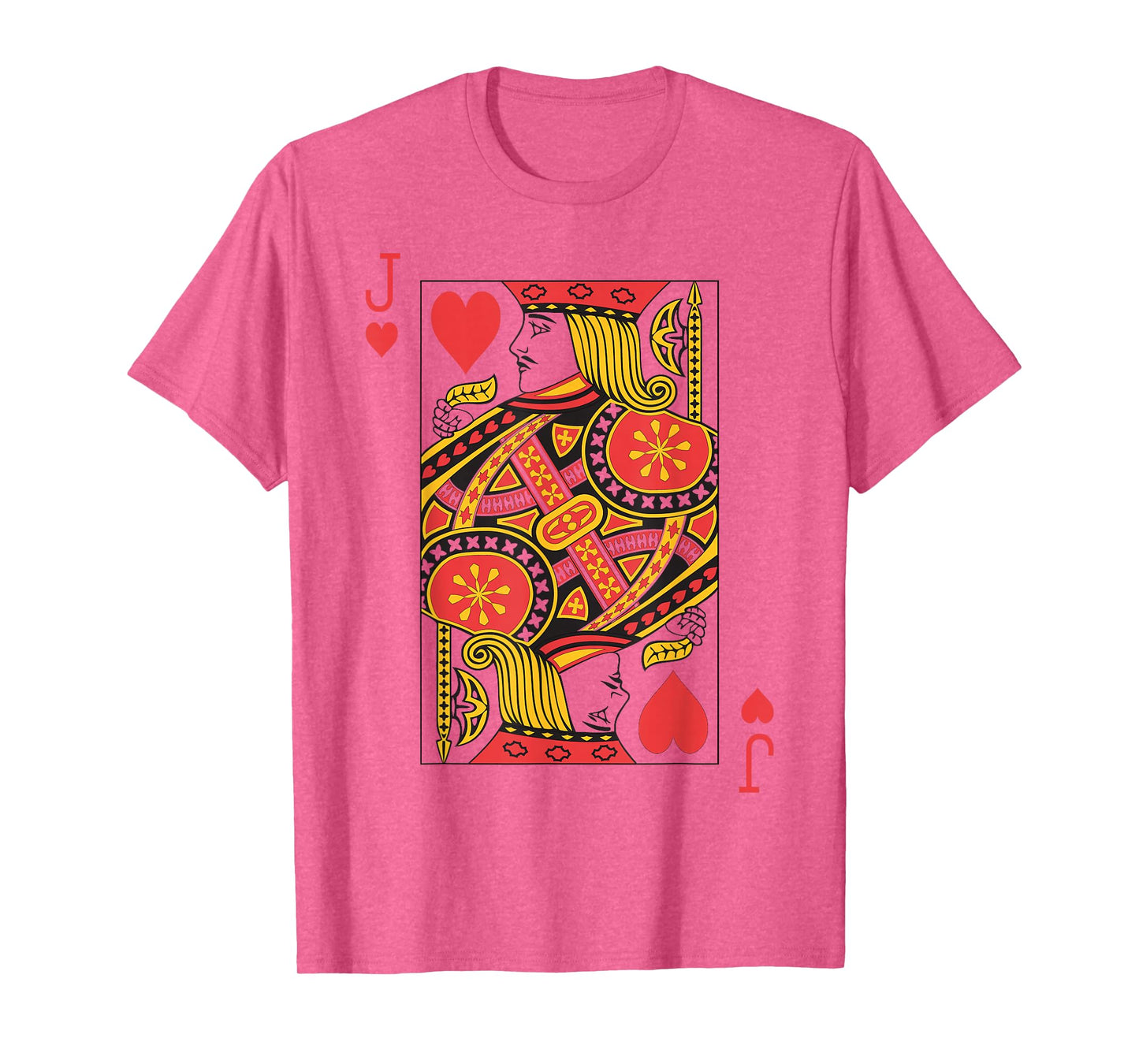 Jack of Hearts | Royal Flush Group Costume Playing Card T-Shirt