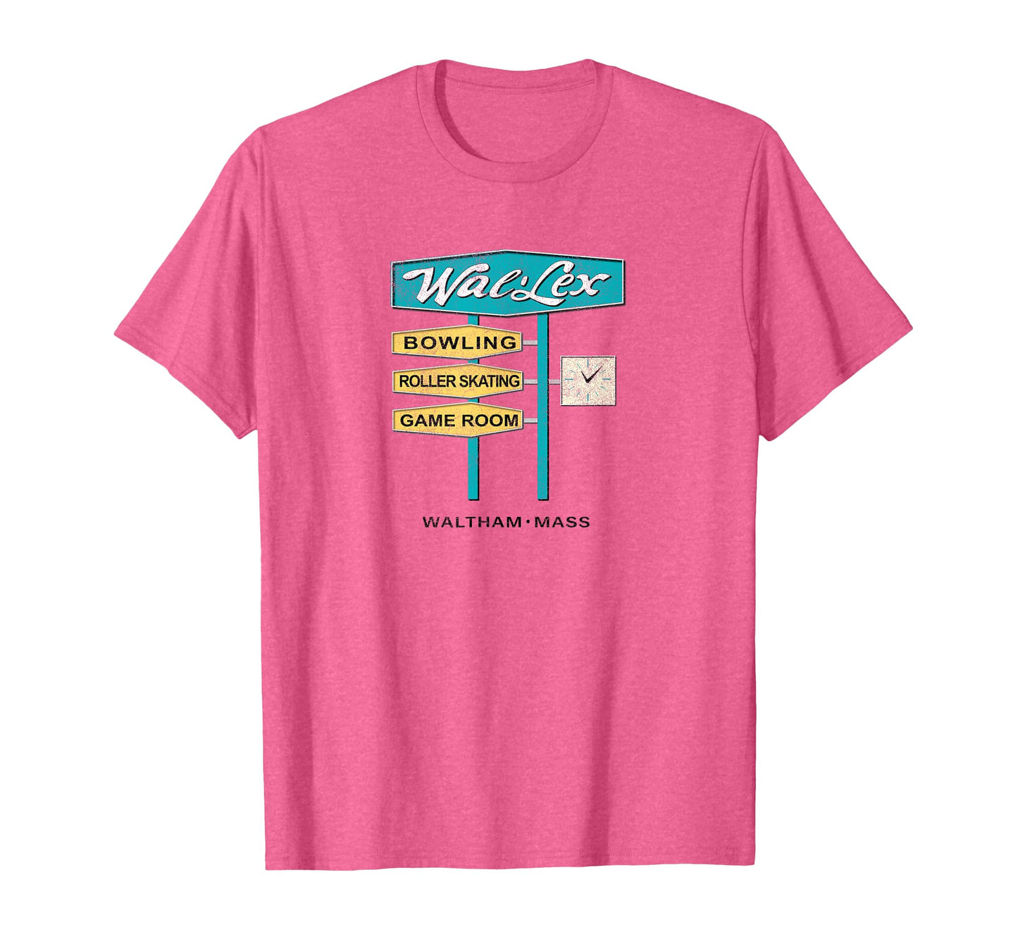 Wal-Lex Retro Bowling Roller Skating Rink Waltham MA Vintage T-Shirt