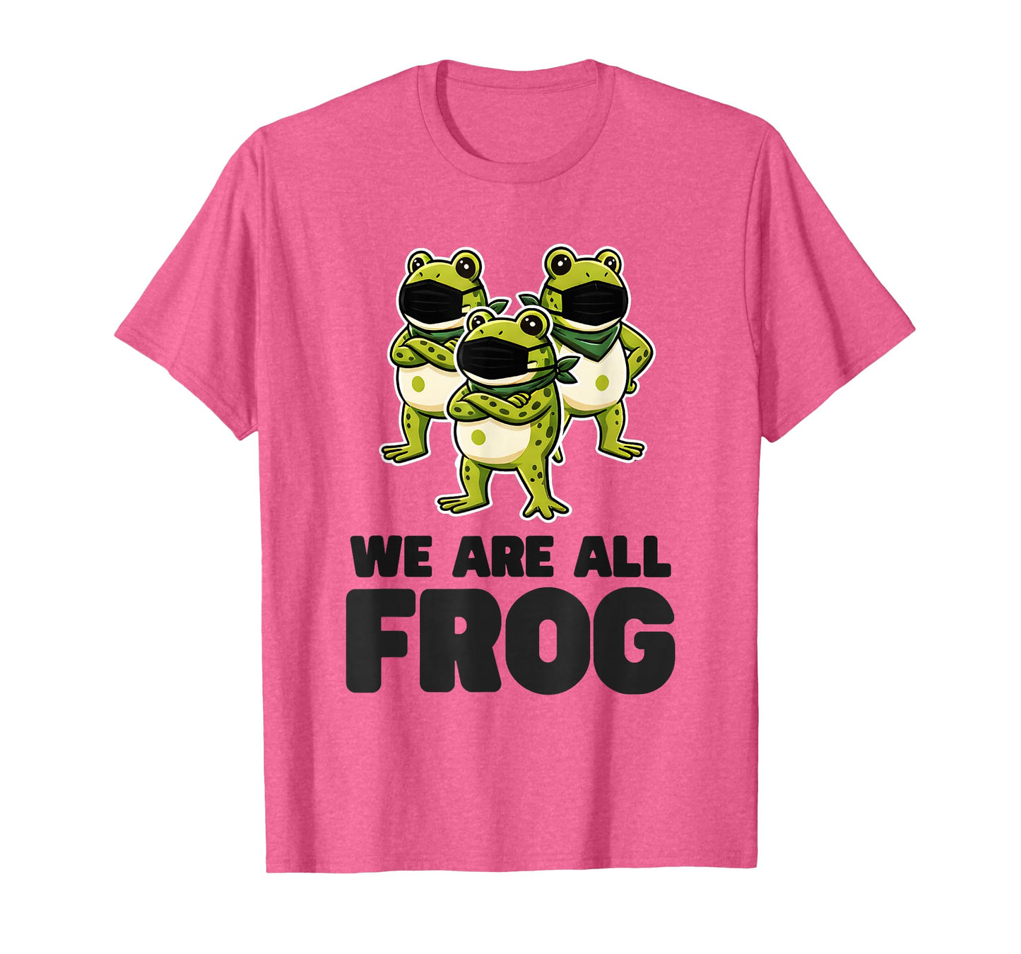 We are All Frog Frogs Together Strong Retro Portland T-Shirt