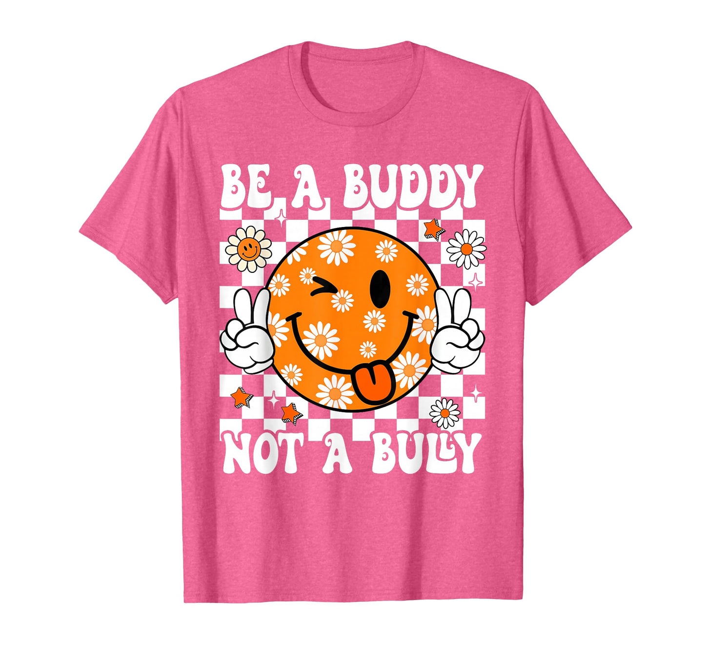 Anti Bullying Be A Buddy Unity Day Funny Orange Boys Girls T-Shirt