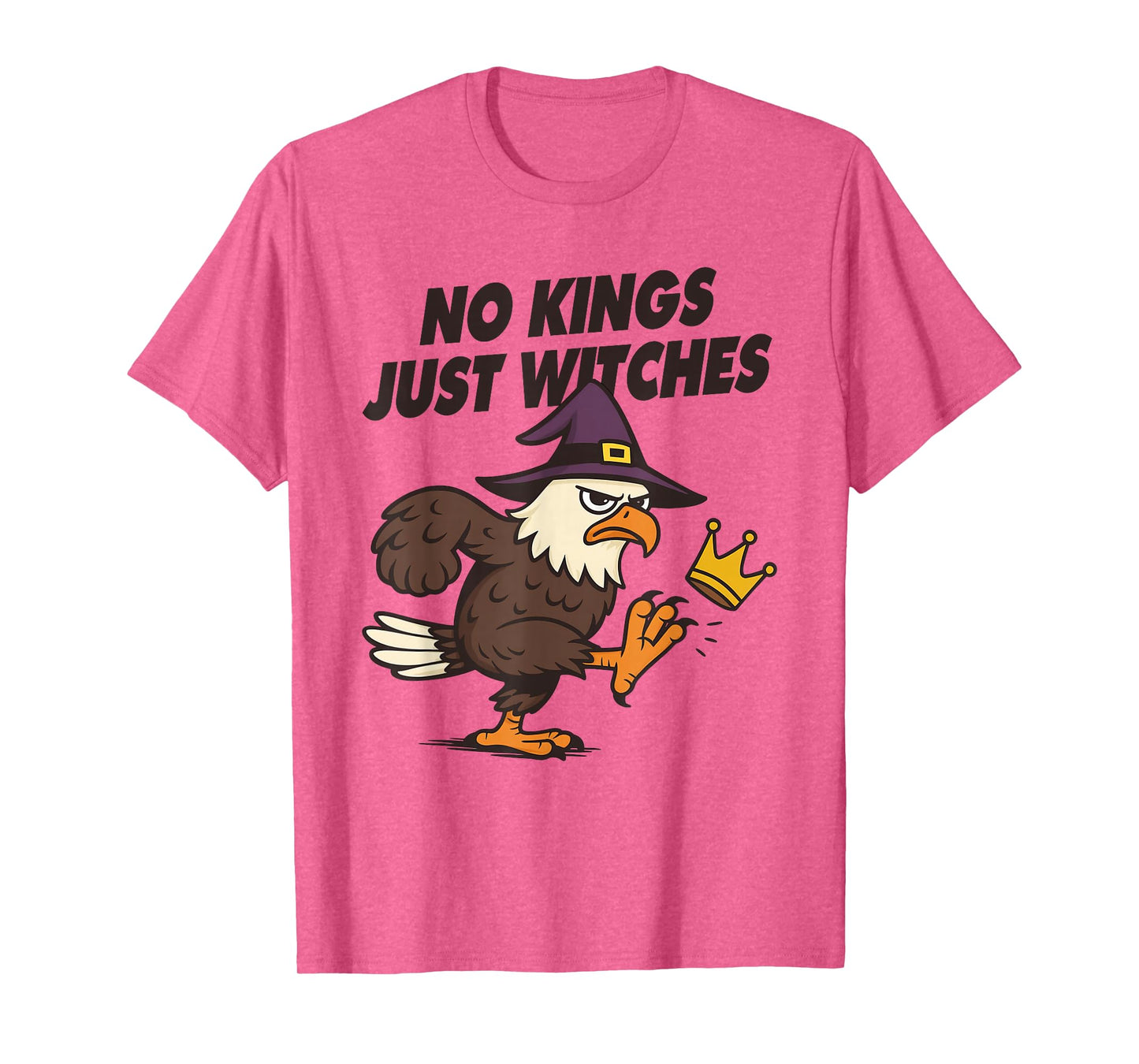 No Kings Just Witches Funny Feminist Witchcore Halloween T-Shirt