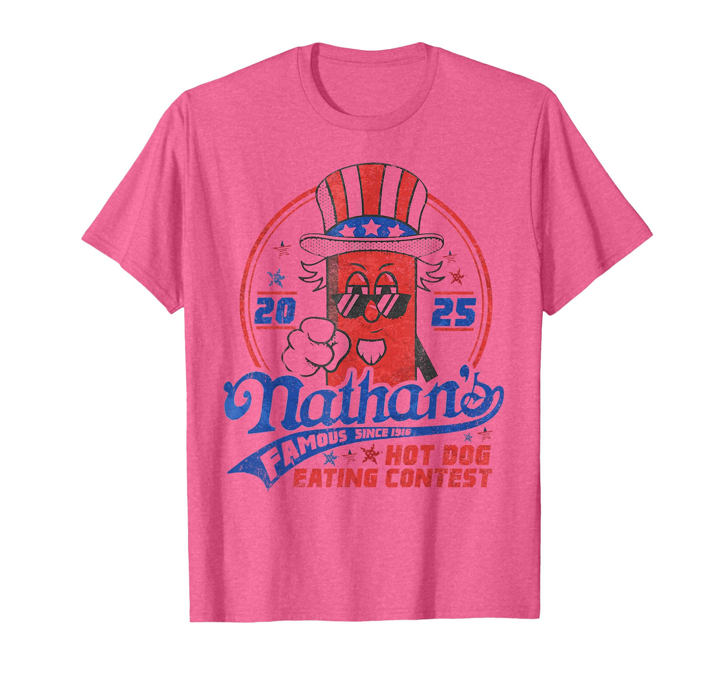 Nathan’s Famous Hot Dog Eating Contest 2025 Funny T-Shirt