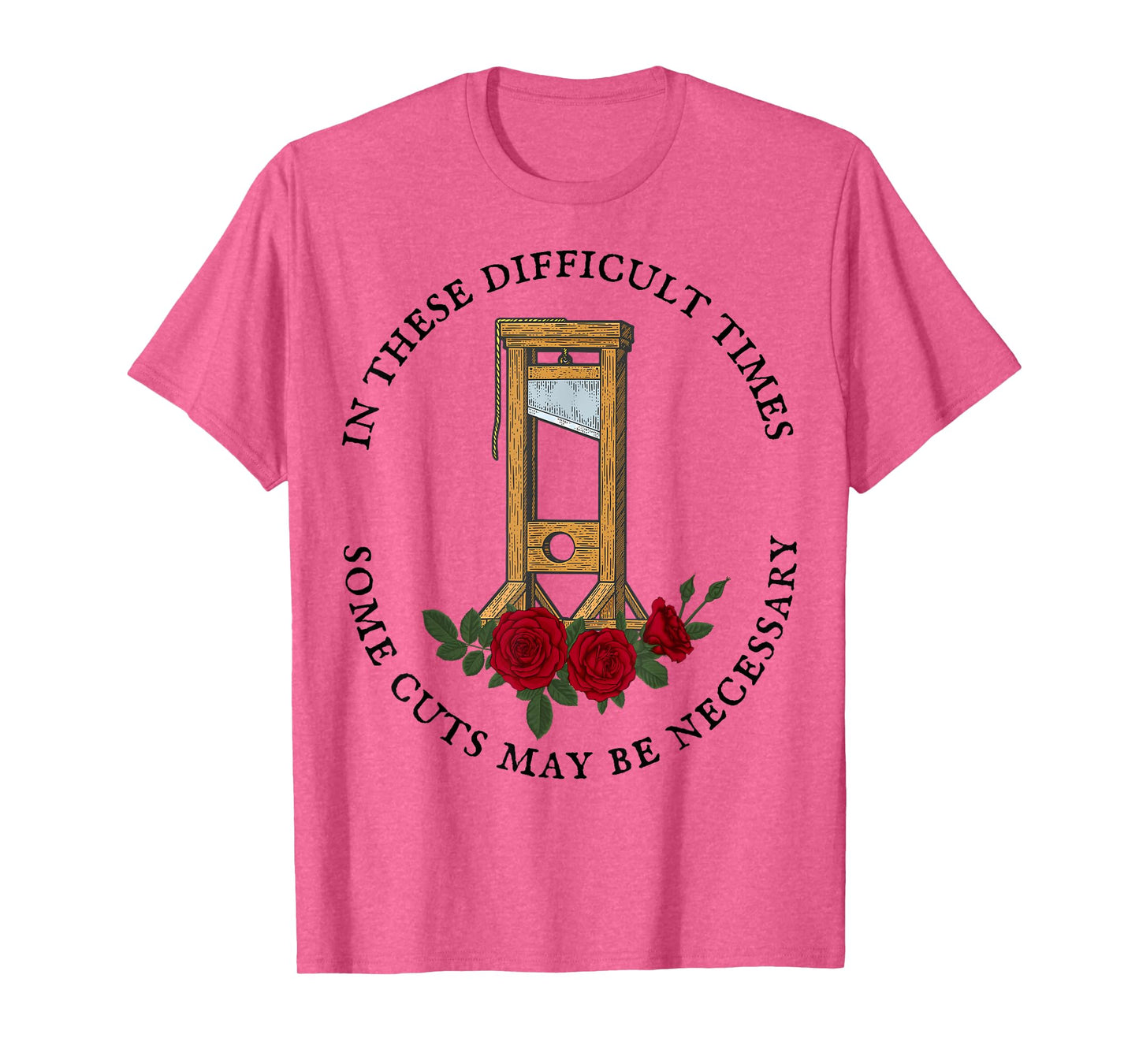 Feelin French Guillotine Dark Humor Vintage T-Shirt