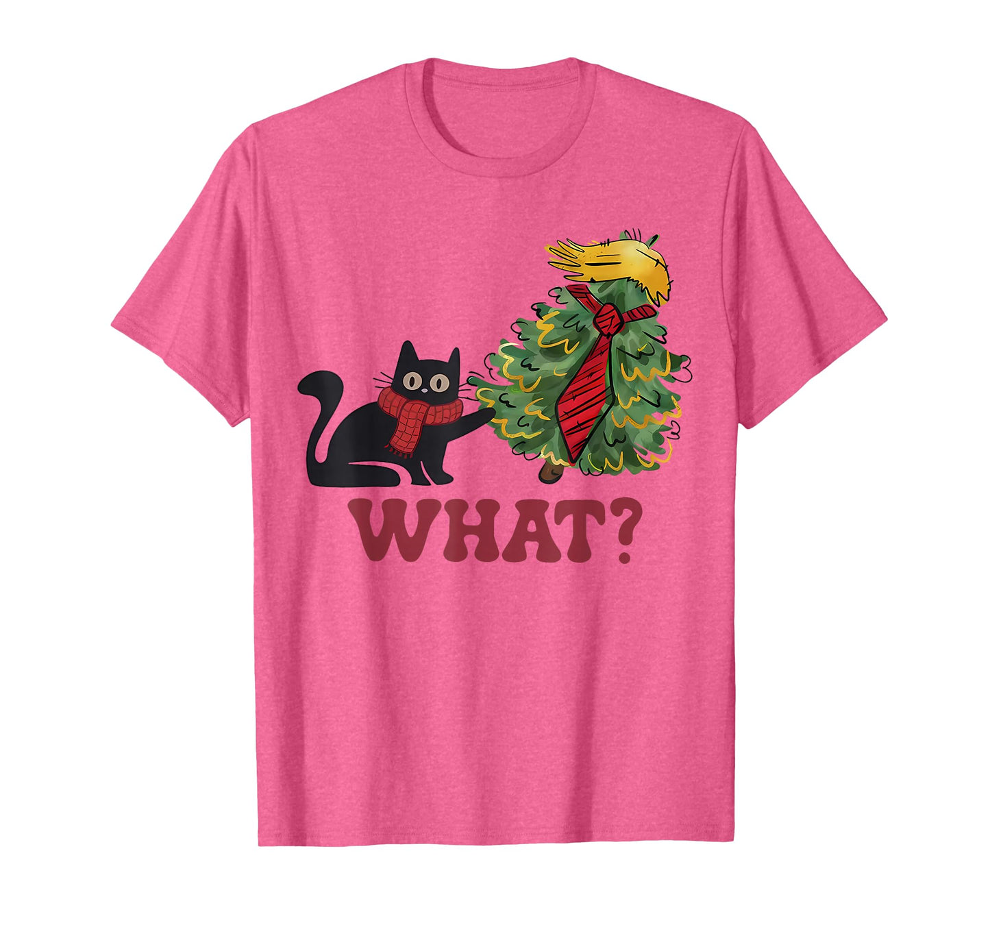 Black Cat Christmas Funny No Kings Cat T-Shirt