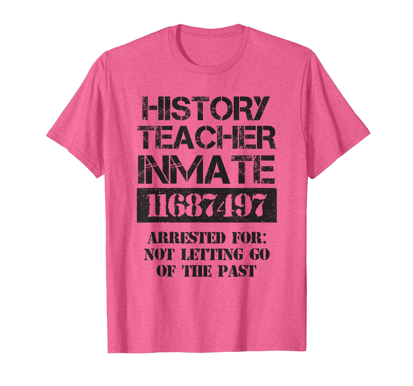 Funny Halloween History Teacher Prisoner Costume T-Shirt