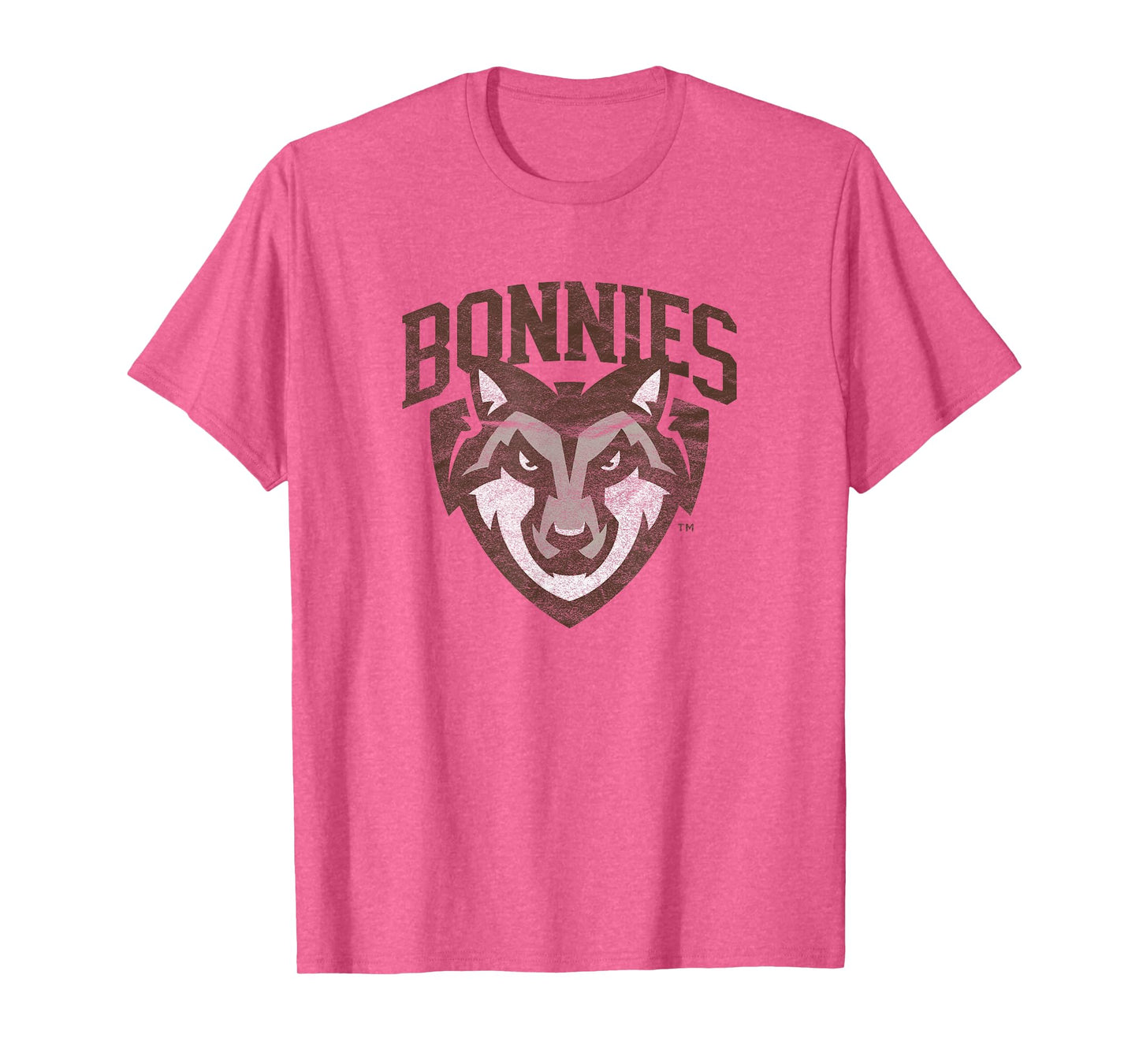 St. Bonaventure University Bonnies Primary Logo Distressed T-Shirt