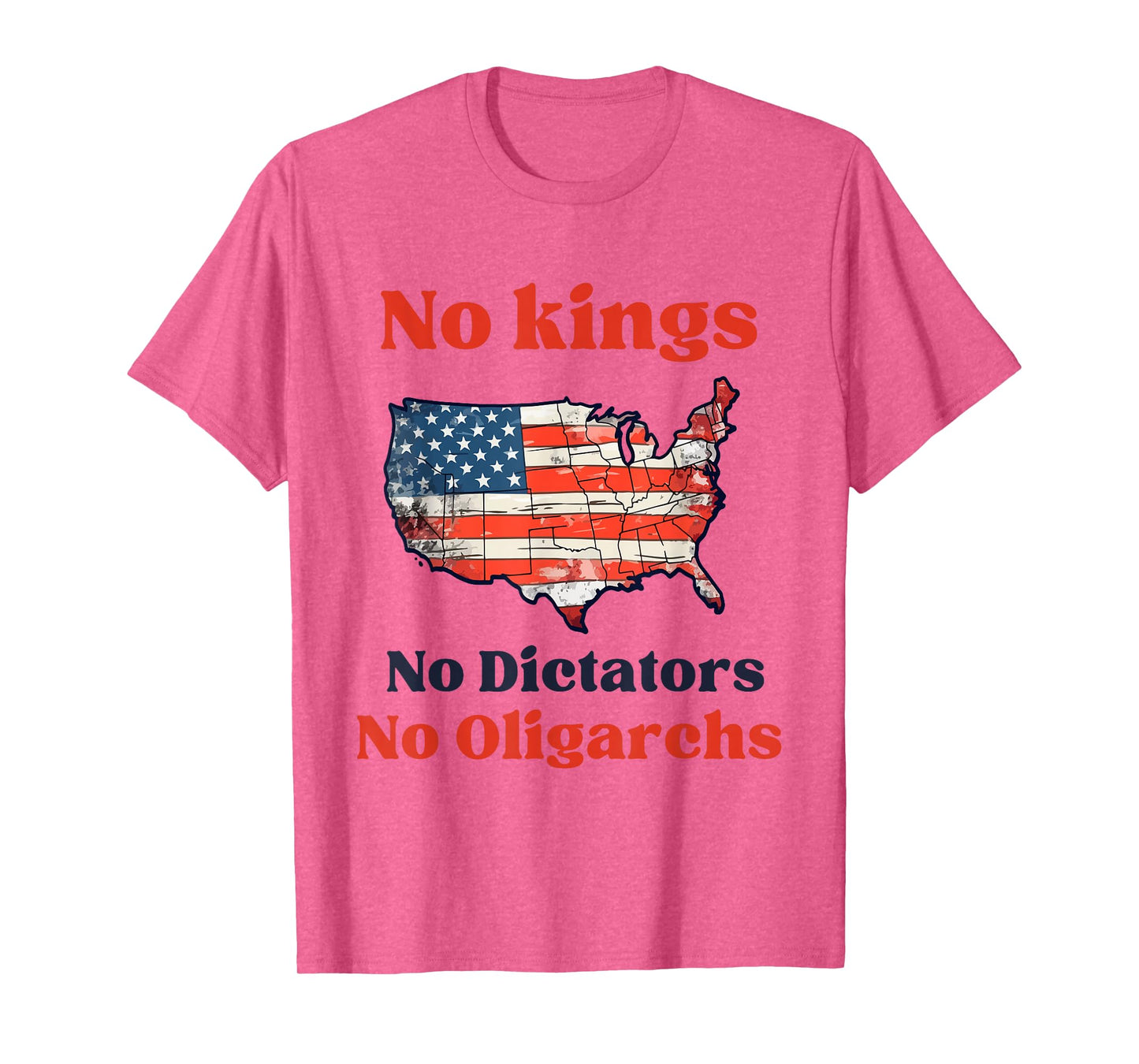 No Kings No Dictators No Oligarchs Anti Oligarchy Activism T-Shirt