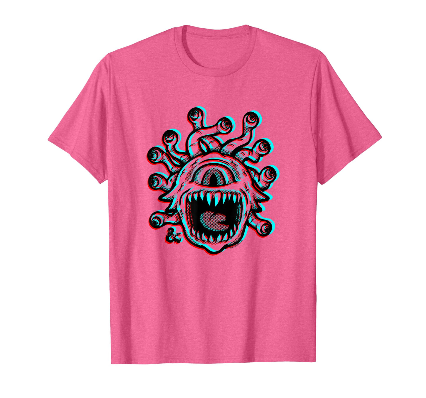 Dungeons & Dragons 50th Anniversary 3D Outline Beholder T-Shirt