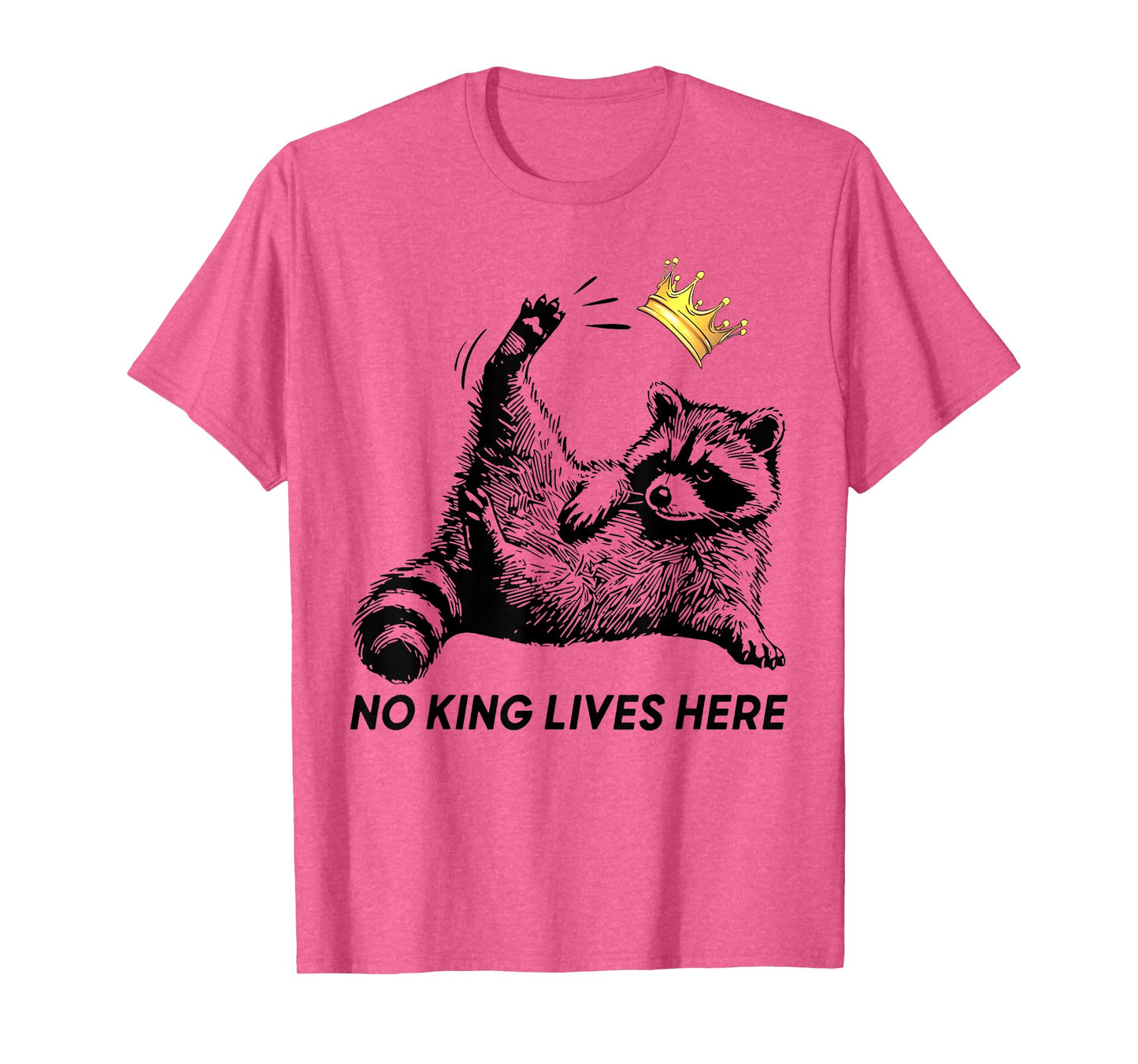 No King Lives Here No Kings in America Men Women T-Shirt