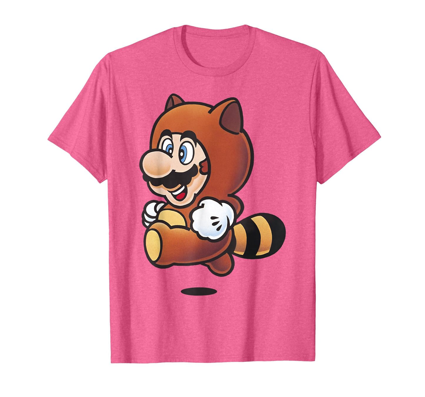 Nintendo Super Mario Tanooki Suit Jump Graphic T-Shirt T-Shirt