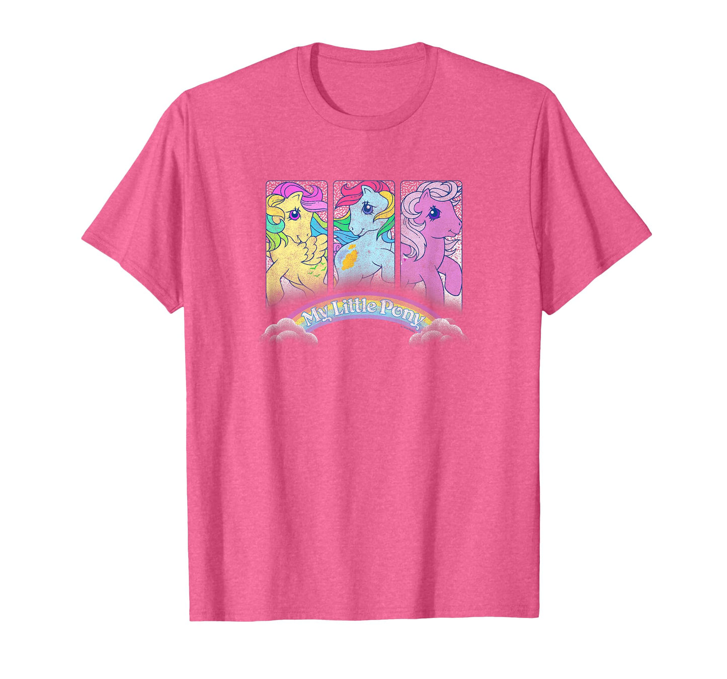 My Little Pony Classic Group Shot Retro Rainbow Box Up T-Shirt