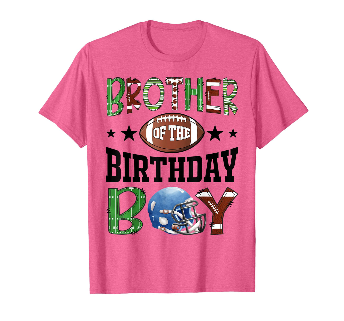 Brother Of The Birthday Boy Football Lover Game Day T-Shirt