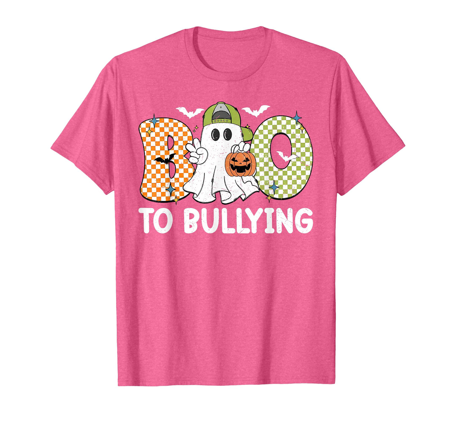 Boo to Bullying Halloween Orange Anti Bully Unity Day Kids T-Shirt