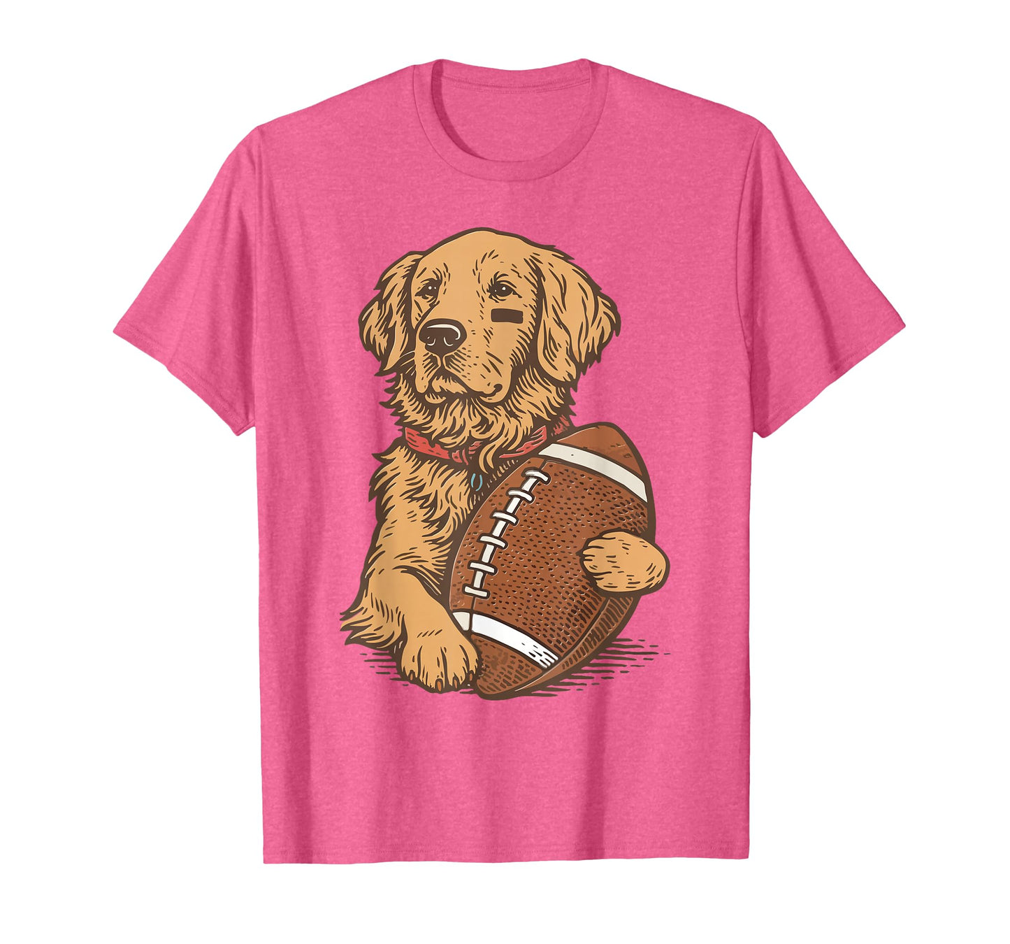 Golden Retriever Dog Football Game Day Touchdown Season T-Shirt