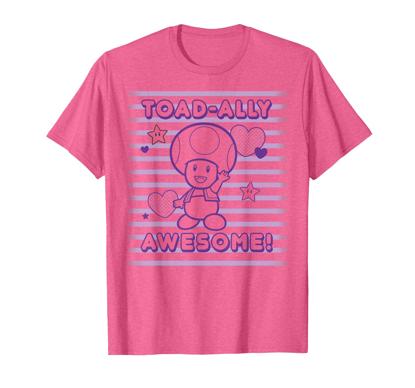 Nintendo Super Mario Toad-Ally Awesome Cute Graphic T-Shirt T-Shirt