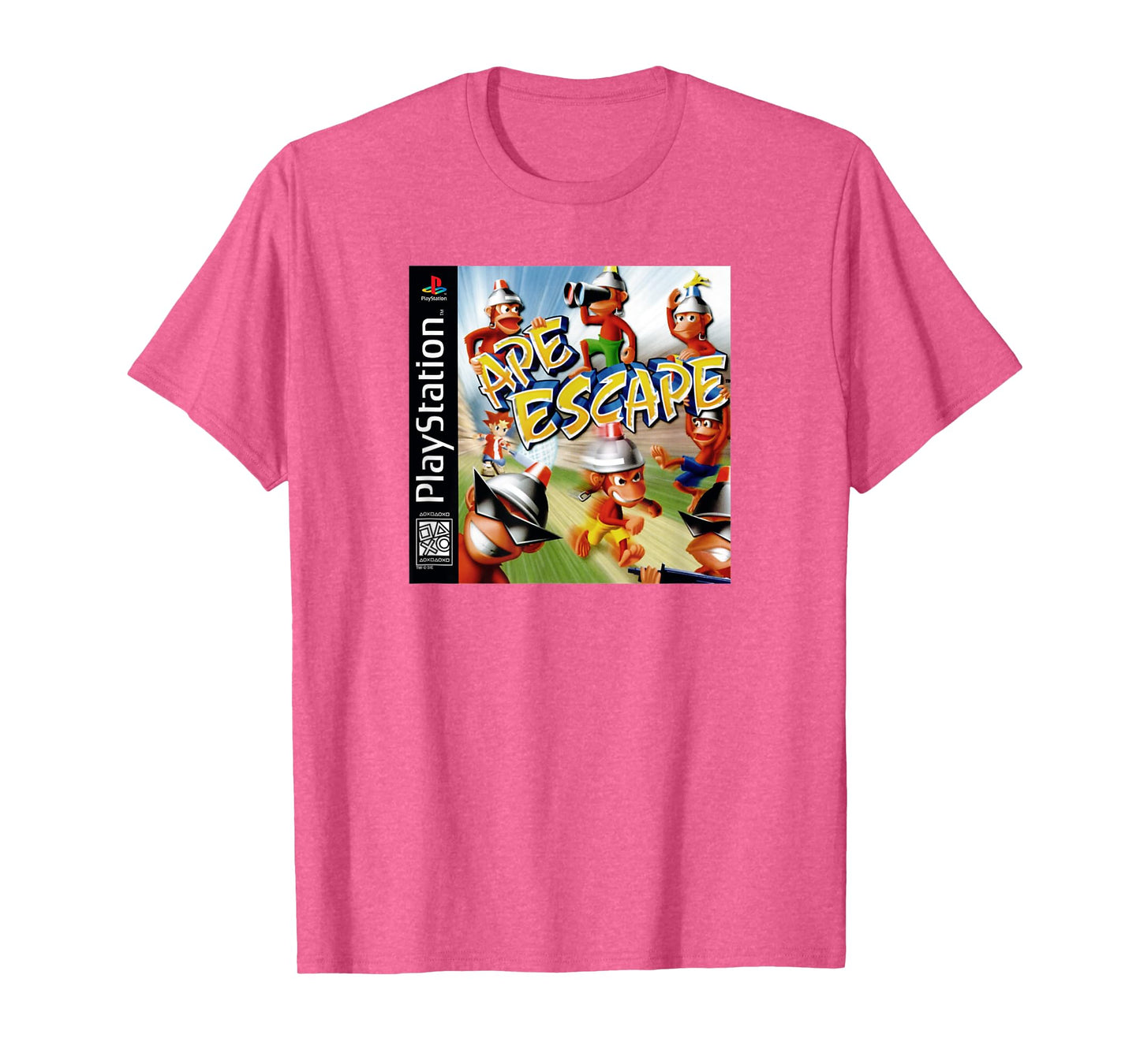 PlayStation Ape Escape PS1 Video Game Cover Art T-Shirt