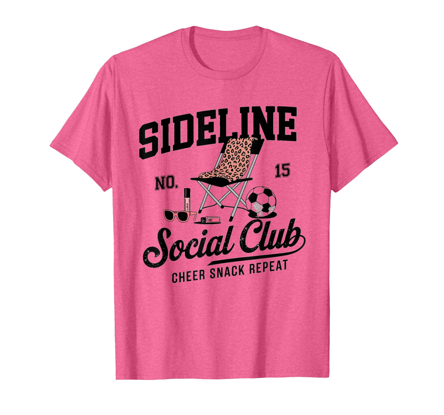 Women Sideline Social Club Tshirt Soccer Mom Game Day T-Shirt