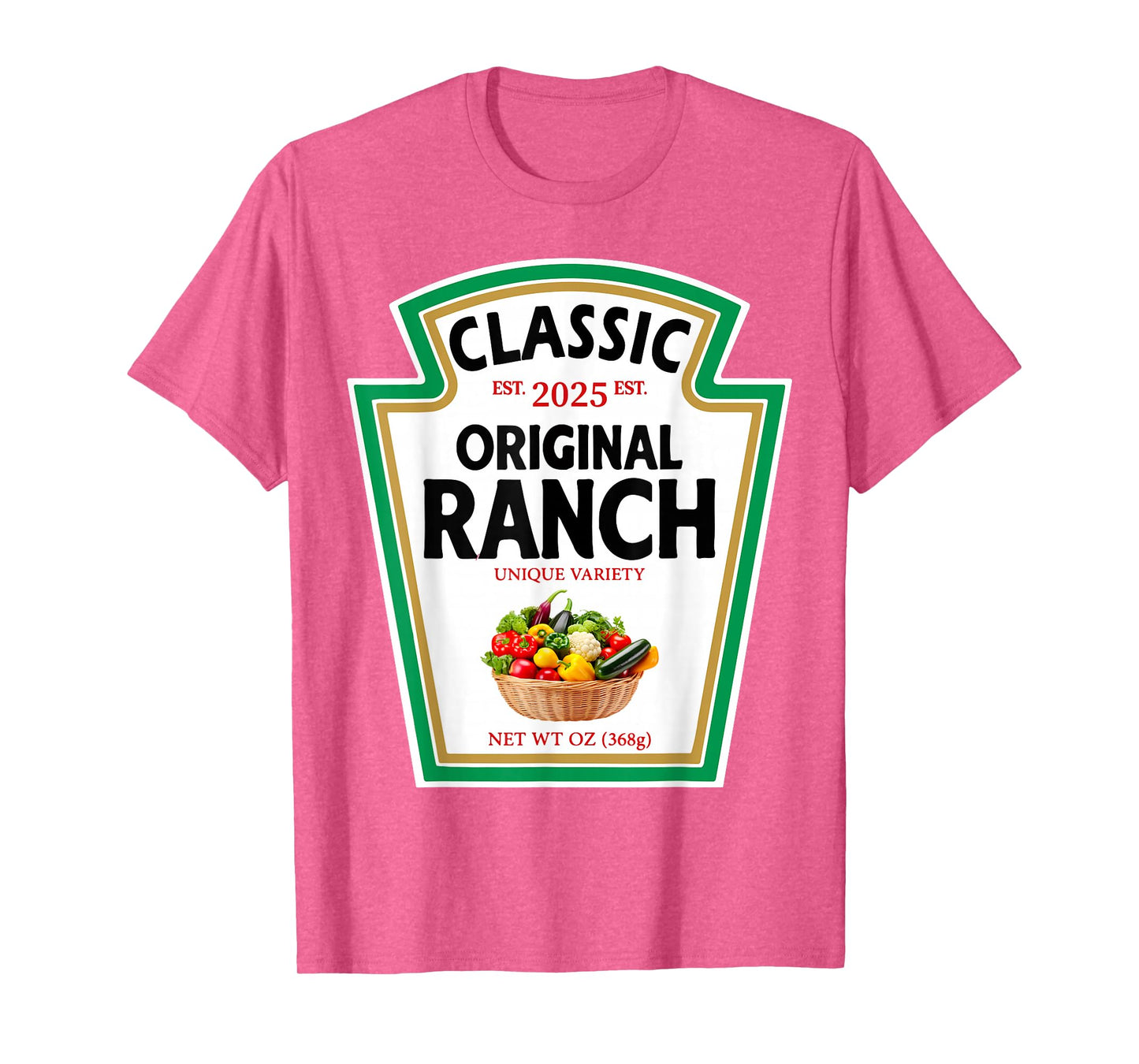 Ranch Sauce Green Salad Dressing Condiment DIY Halloween T-Shirt