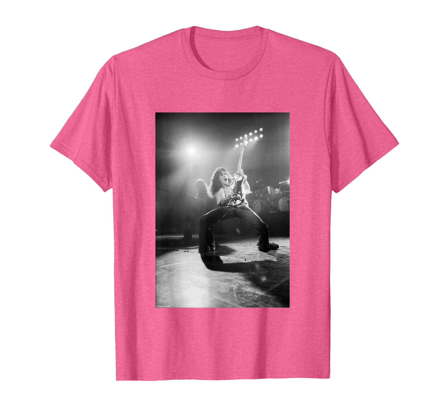 Eddie Van Halen Live Rainbow Theatre By Simon Fowler T-Shirt