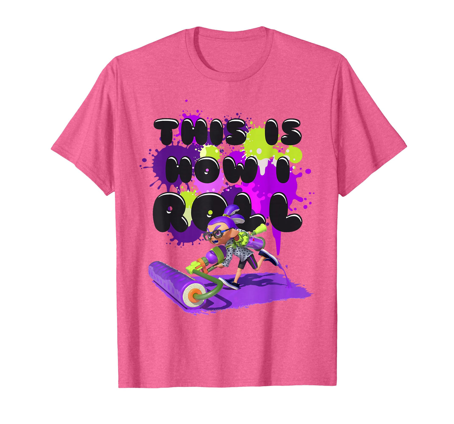 Splatoon Purple Inkling This Is How I Roll T-Shirt