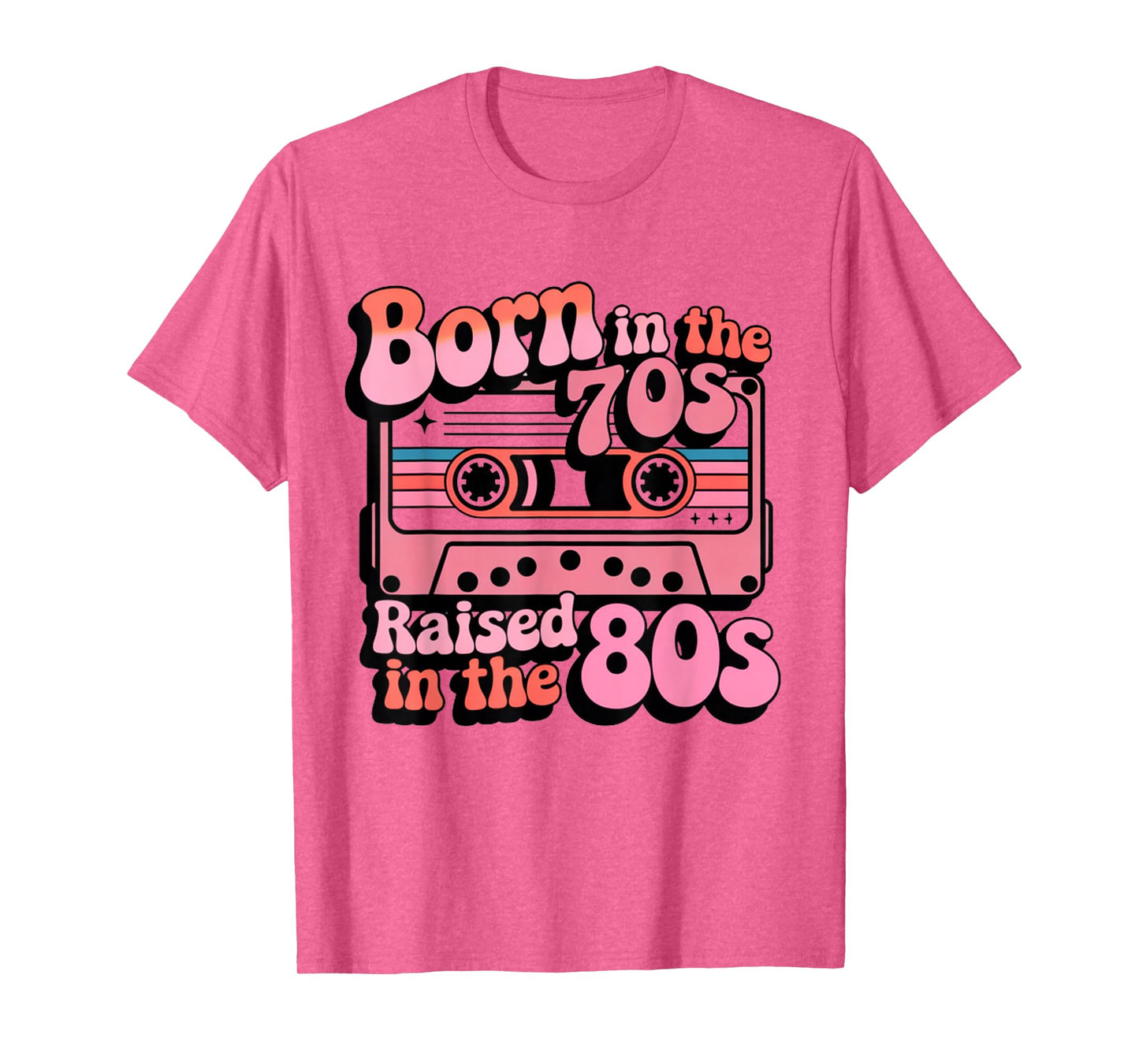Born in the 70's Raised in the 80's Vintage Gift T-Shirt