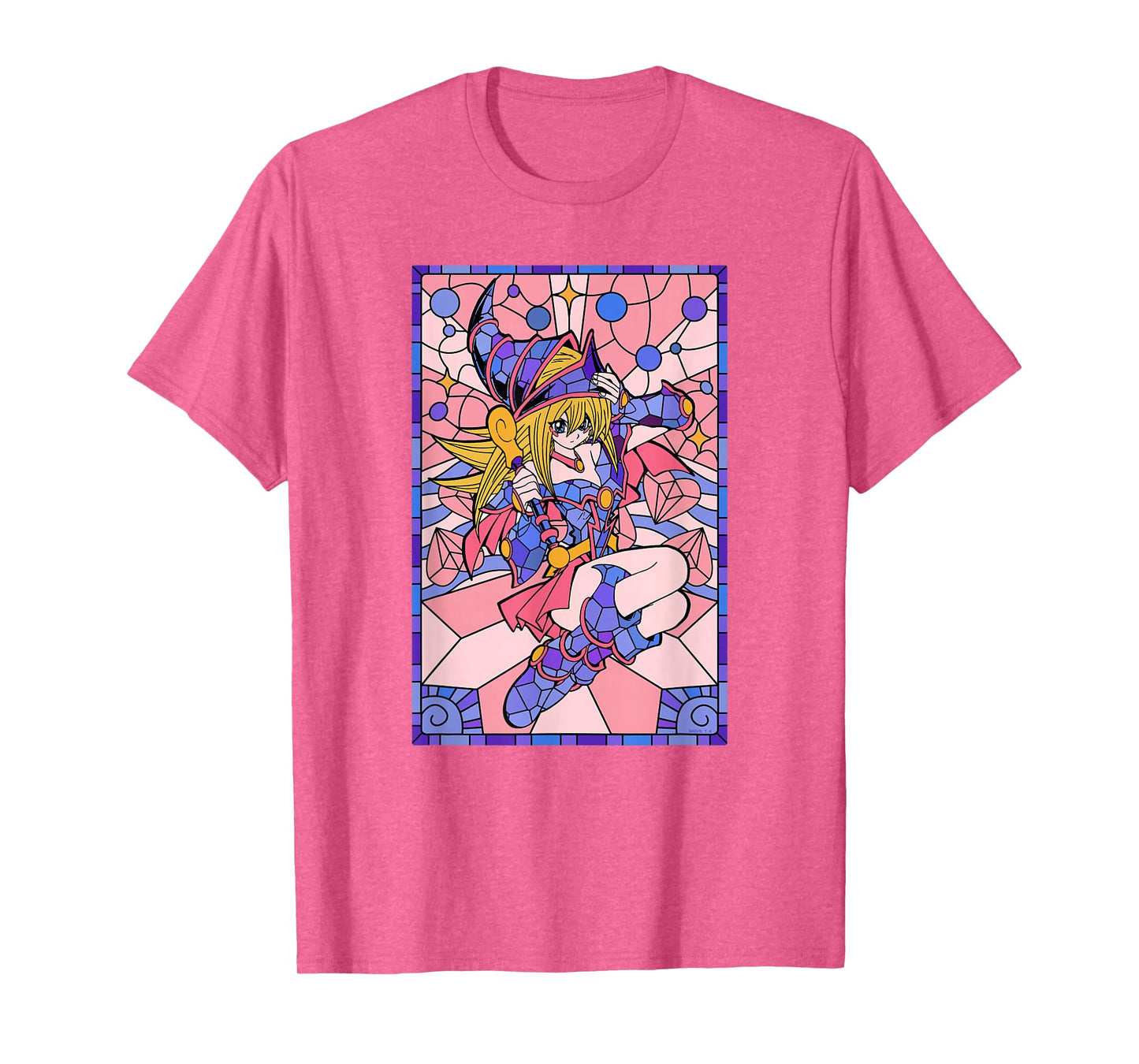Yu-Gi-Oh! Dark Magician Girl Cute Stained Glass Anime T-Shirt