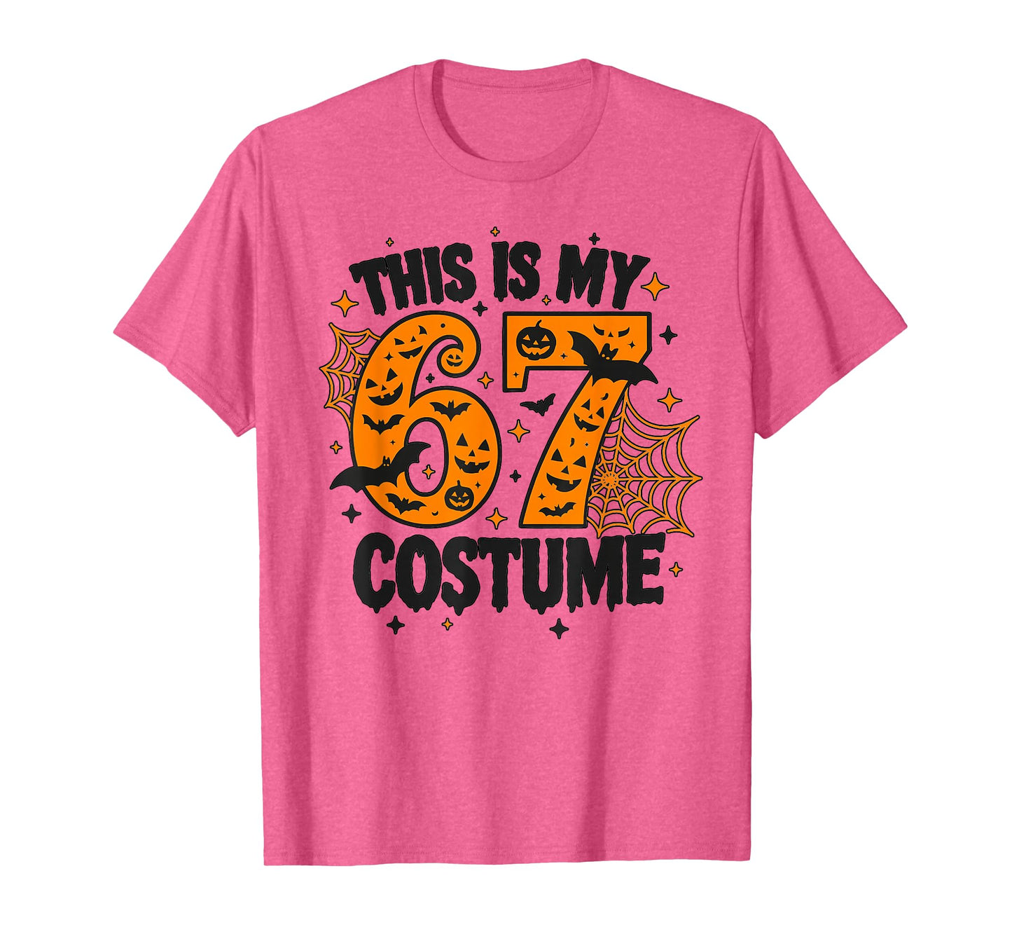 67 Sixty Seven Halloween Costume Design Funny 6 7 Meme T-Shirt