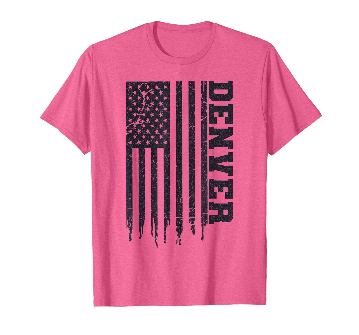 Patriotic Denver Home Pride USA Flag Iconic Denver T-Shirt