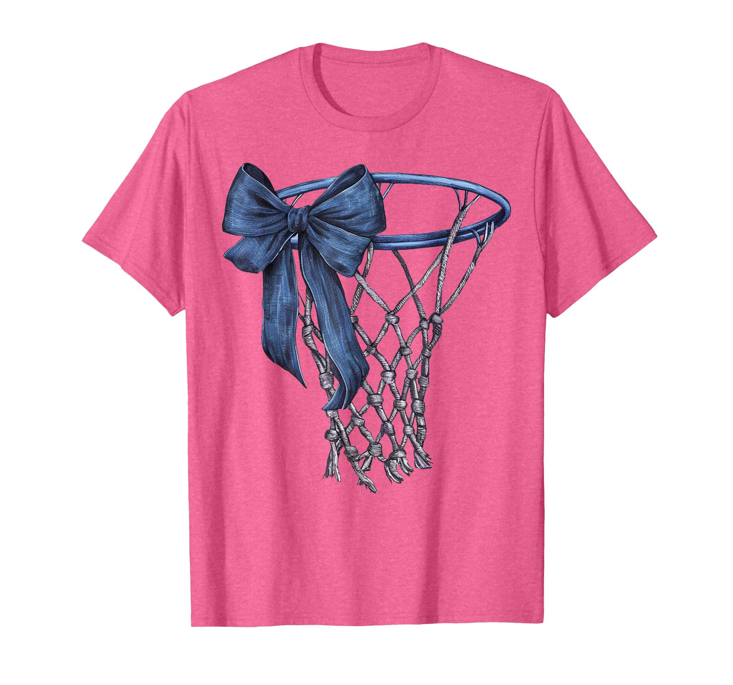 Coquette Basketball Game Day Mama Bow Vintage T-Shirt