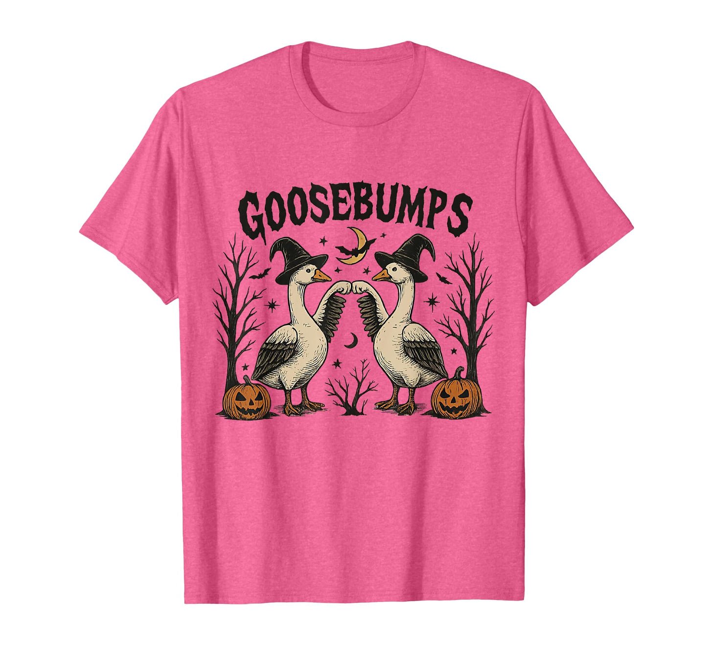 Goose Bumps Goosebumps Funny Goose Fist Bump Halloween T-Shirt
