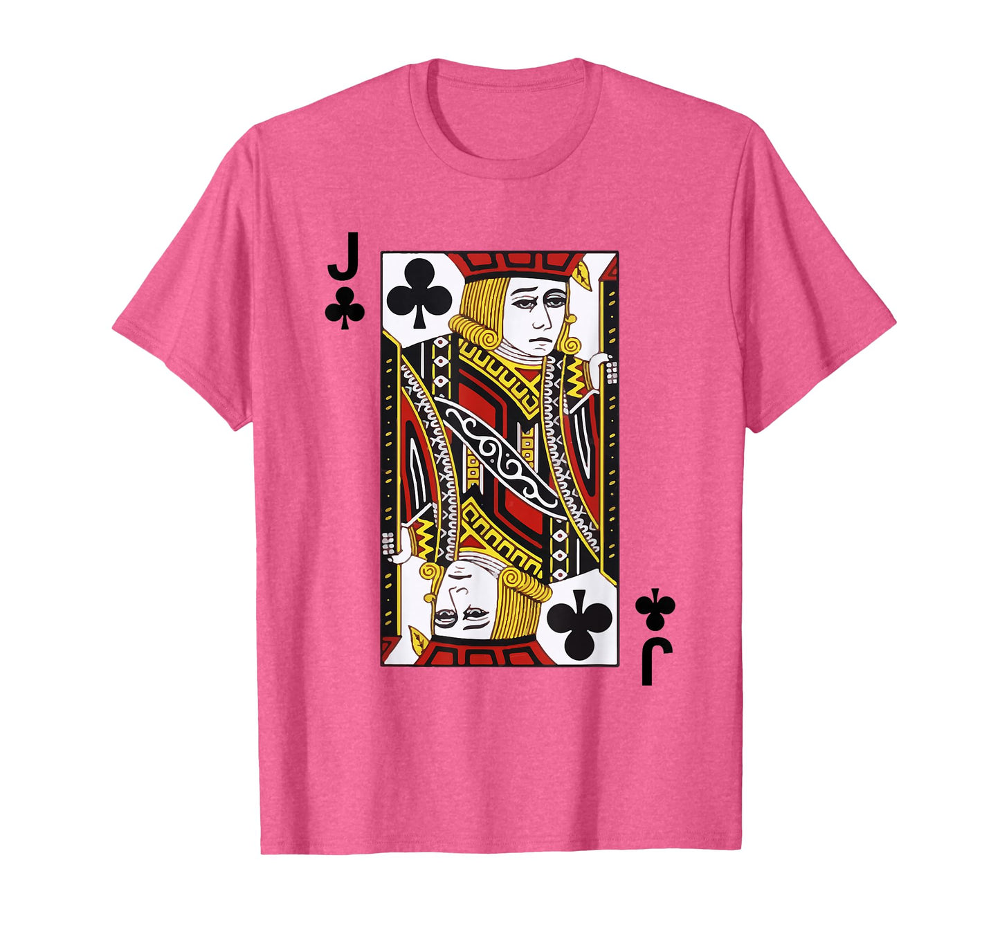 Jack of Clubs Tshirt Blackjack Cards Poker 21 J Tee shirt T-Shirt