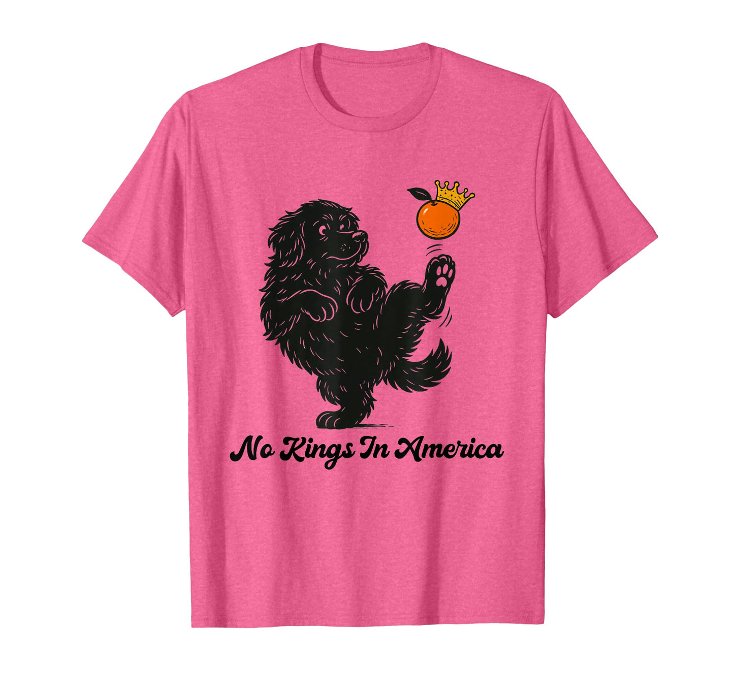 4th of July No King in America Patriotic For Men Women dog T-Shirt