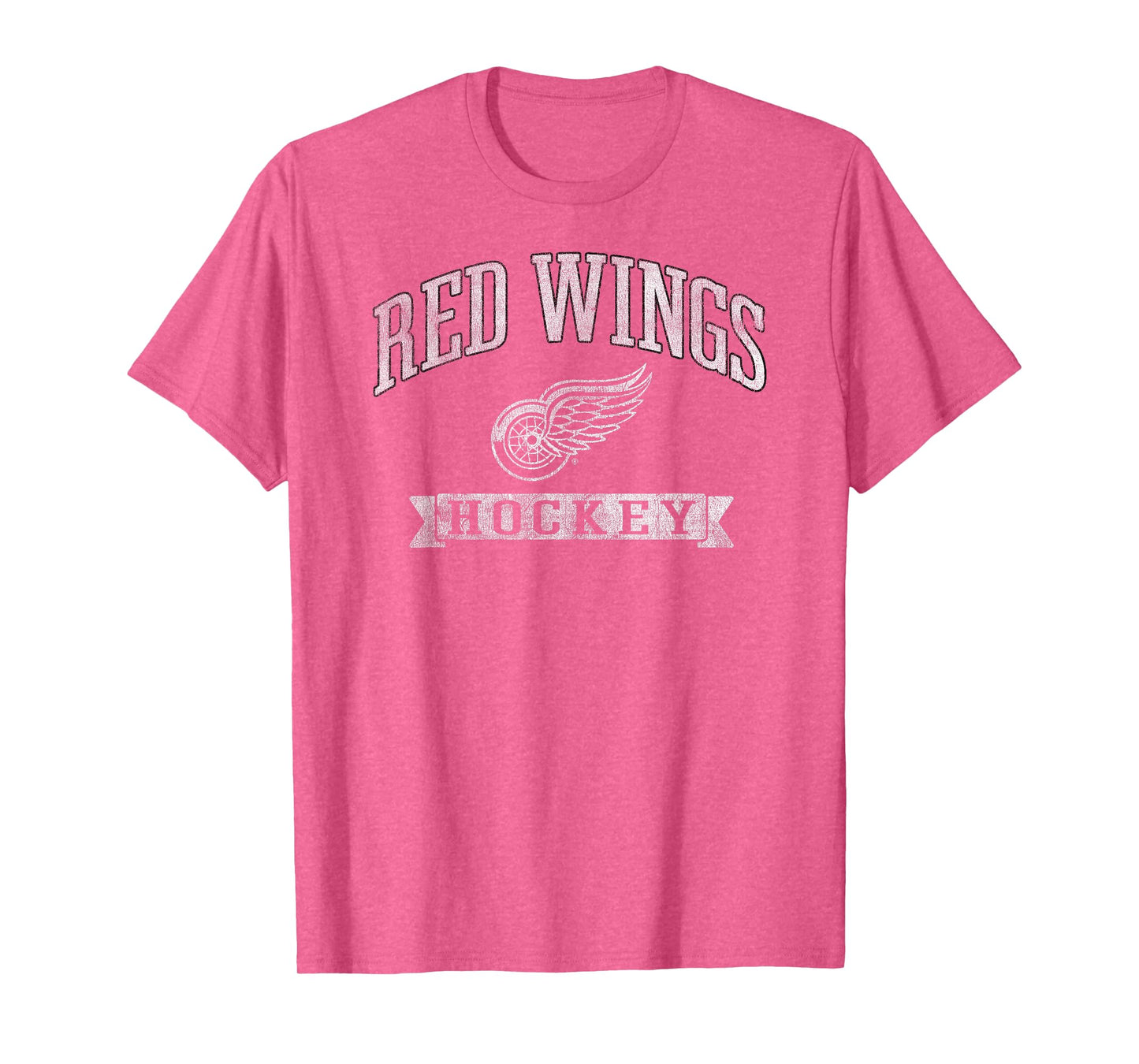 Detroit Red Wings Vintage Hockey Red Officially Licensed T-Shirt