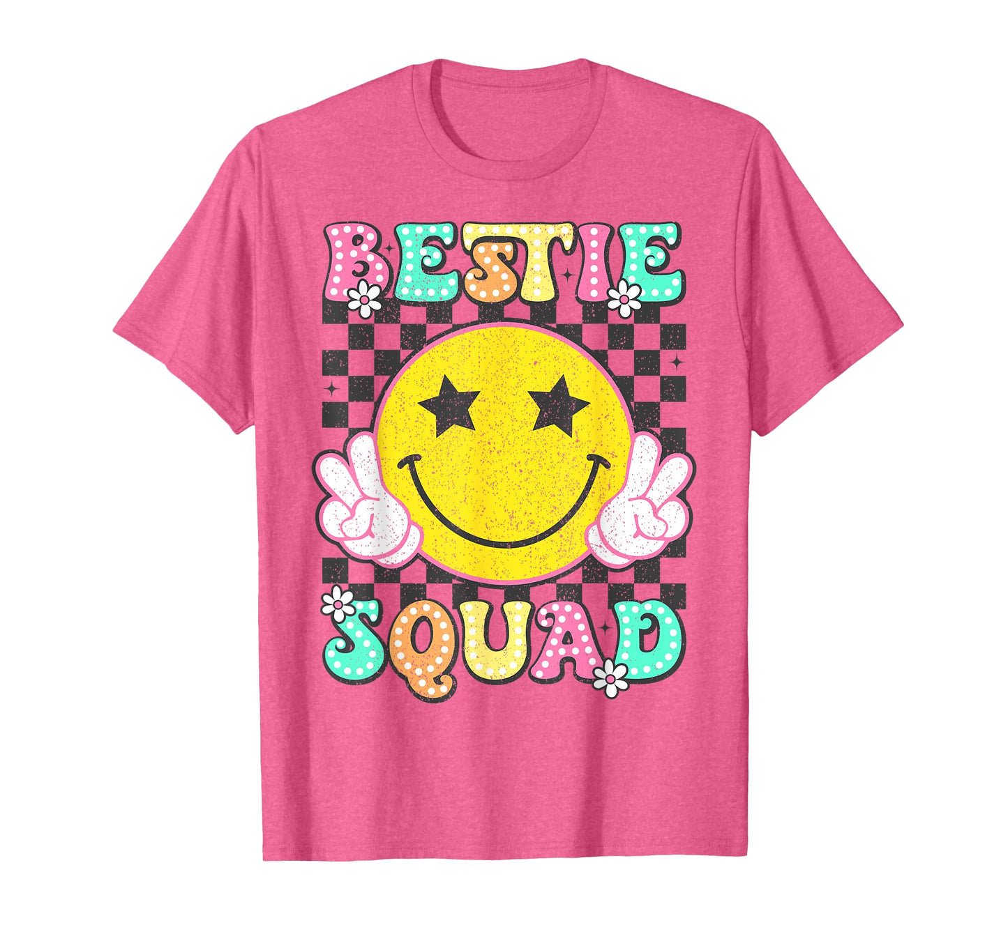 Groovy Bestie Squad Best Friends Matching Girls Boys T-Shirt