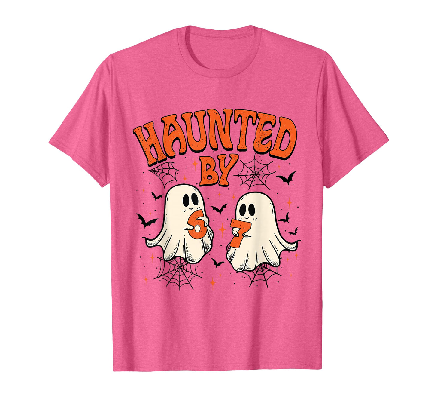 Haunted by 67 Funny Six Seven Meme 6 7 Halloween Costume Kid T-Shirt