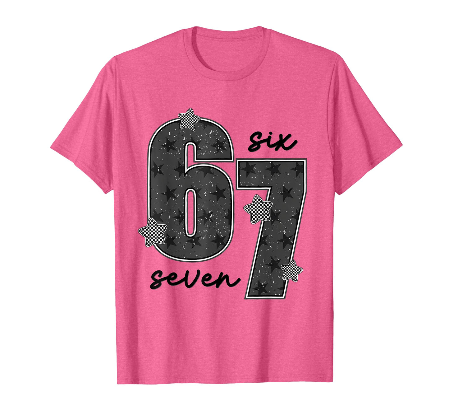 Fun Six Seven 6 7 Meme Design for Men Women Kids T-Shirt