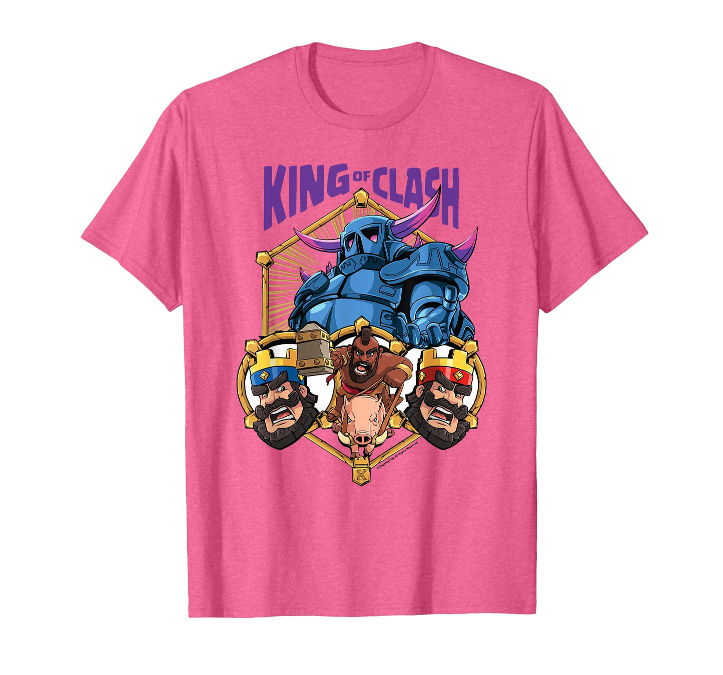 Clash Royale King Of Clash P.E.K.K.A. Portrait T-Shirt