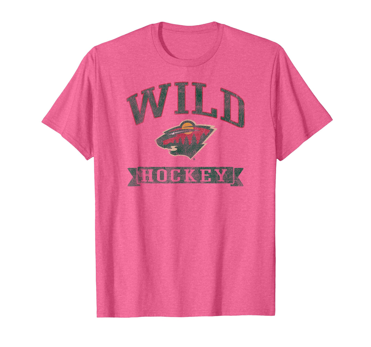 Minnesota Wild Vintage Hockey Gray Officially Licensed T-Shirt
