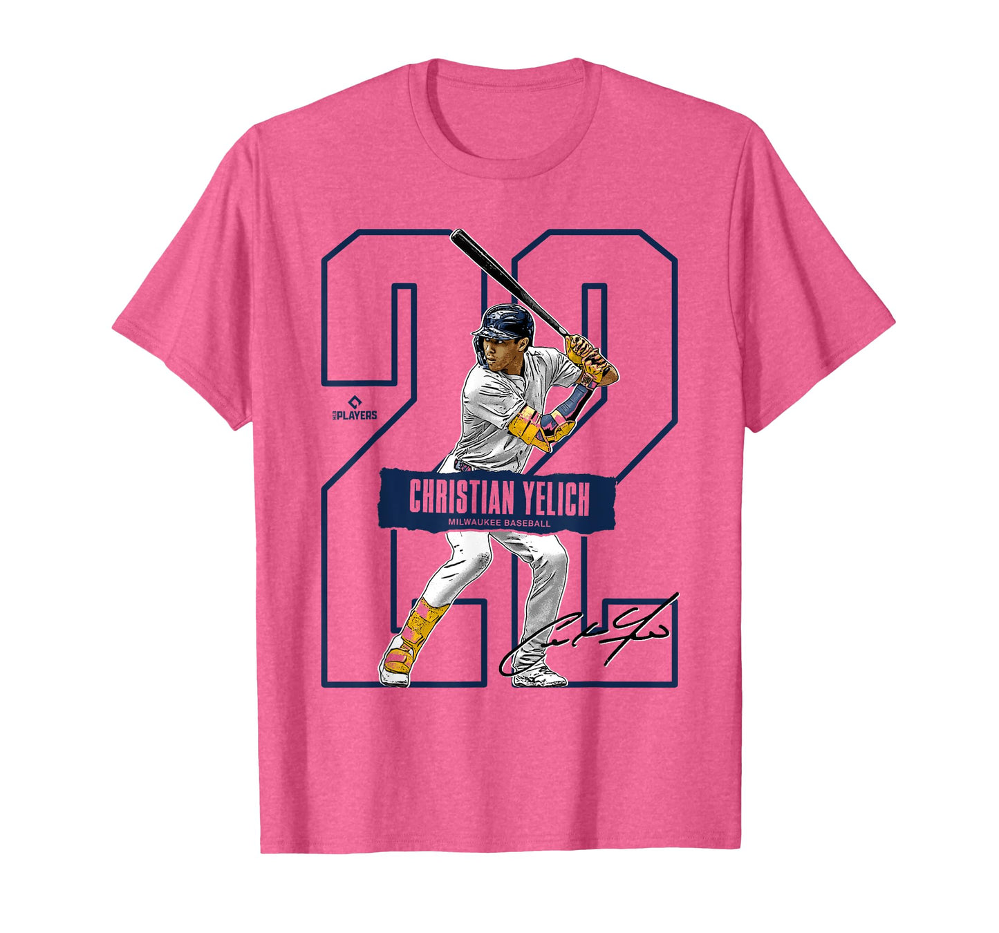 Christian Yelich | Milwaukee Baseball Players | MLBCHR301N T-Shirt