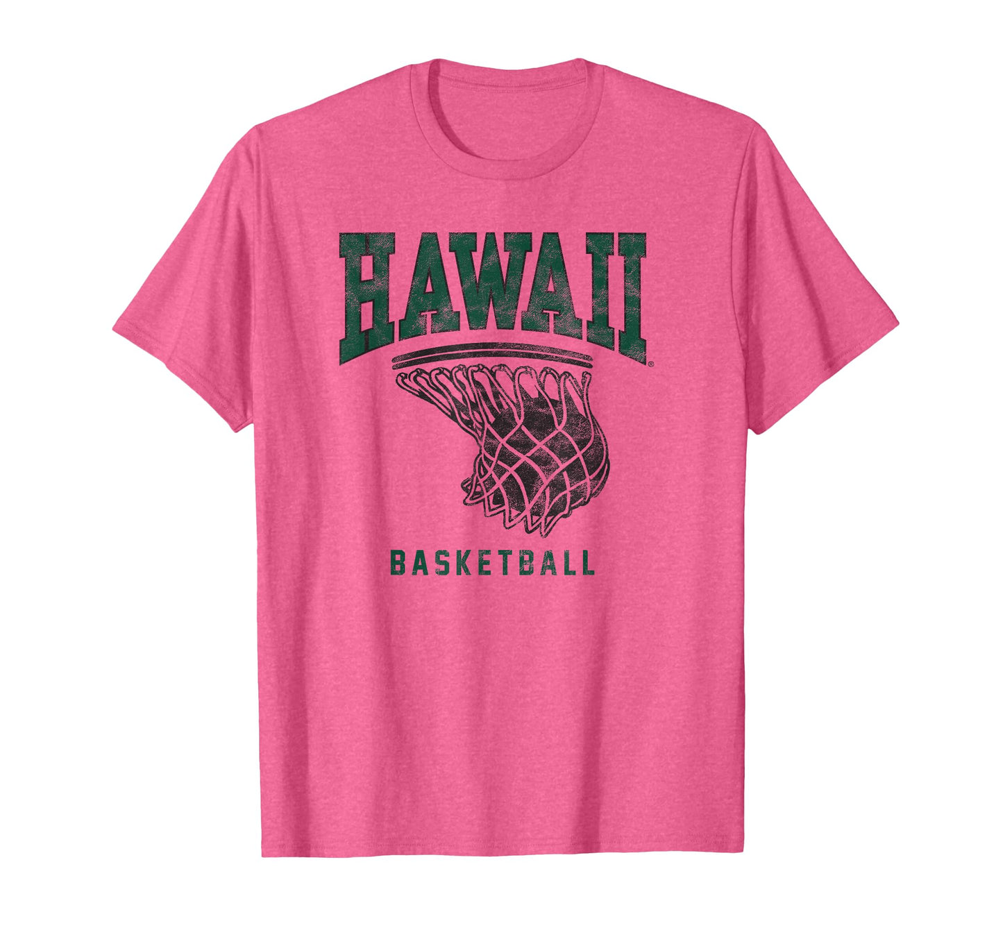 University of Hawaii Rainbow Warriors Basketball Hoop T-Shirt