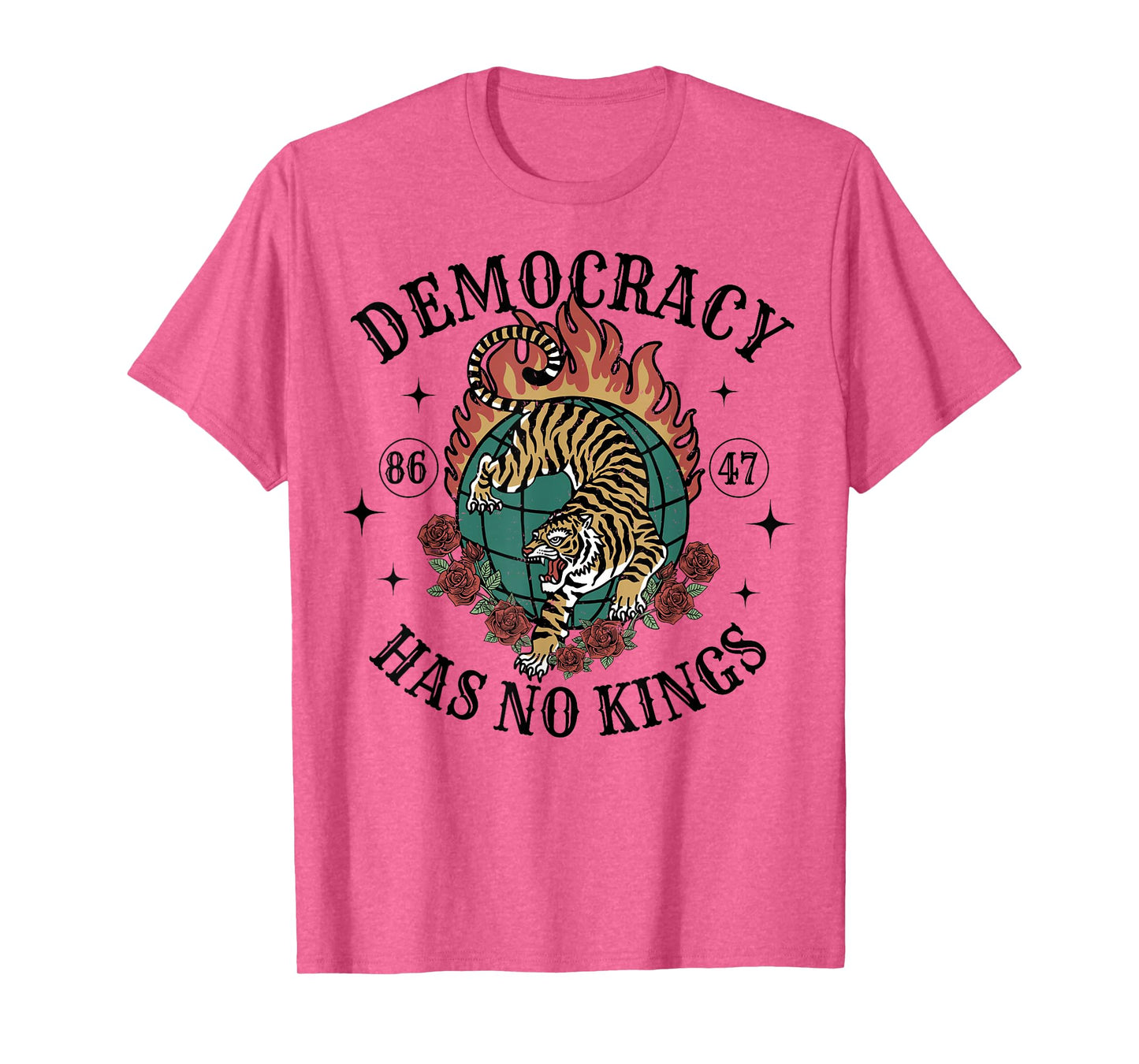 Democracy Has No Kings 86 47 T-Shirt