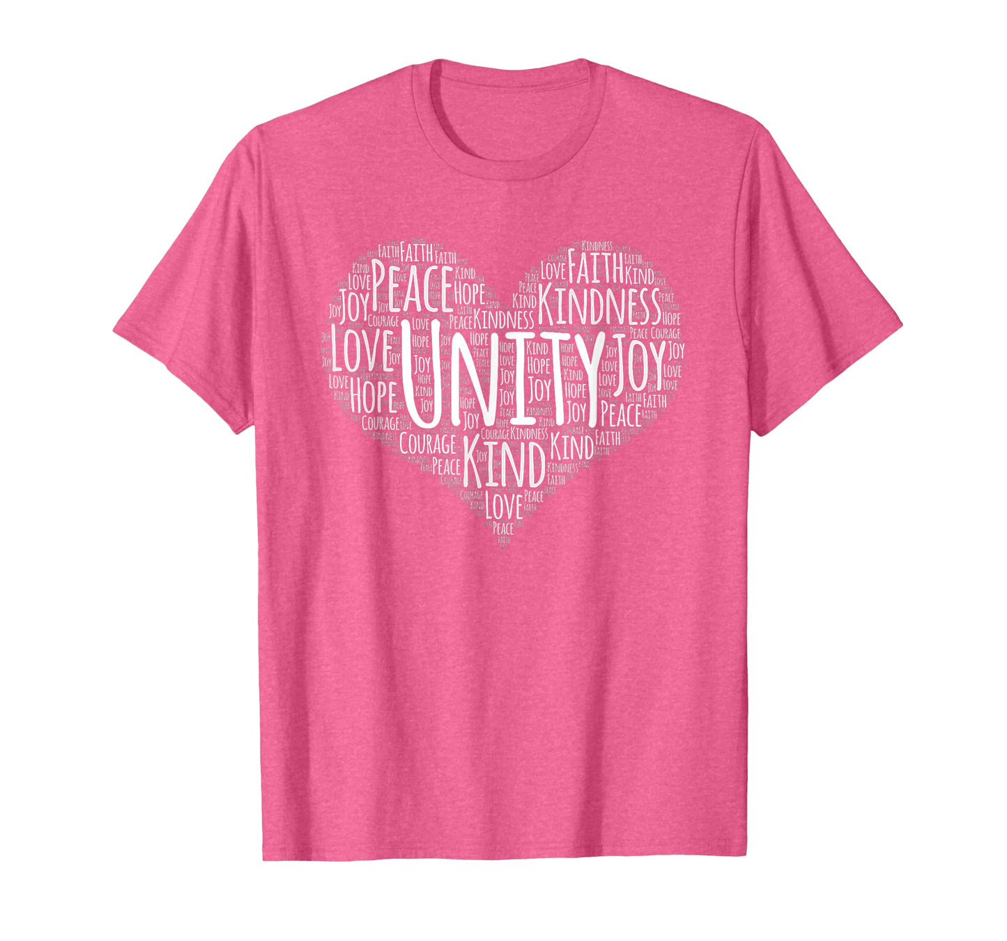 Unity Day Orange Shirt Heart Anti Bullying Kindness Teacher T-Shirt